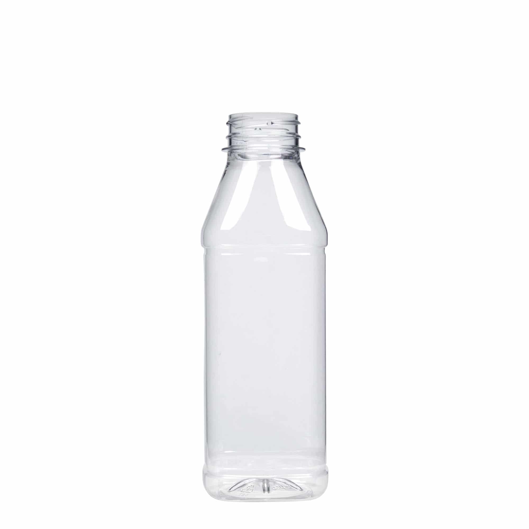 500 ml PET-pullo 'Milk and Juice Carré', neliömäinen, muovia, suuaukko: 38 mm
