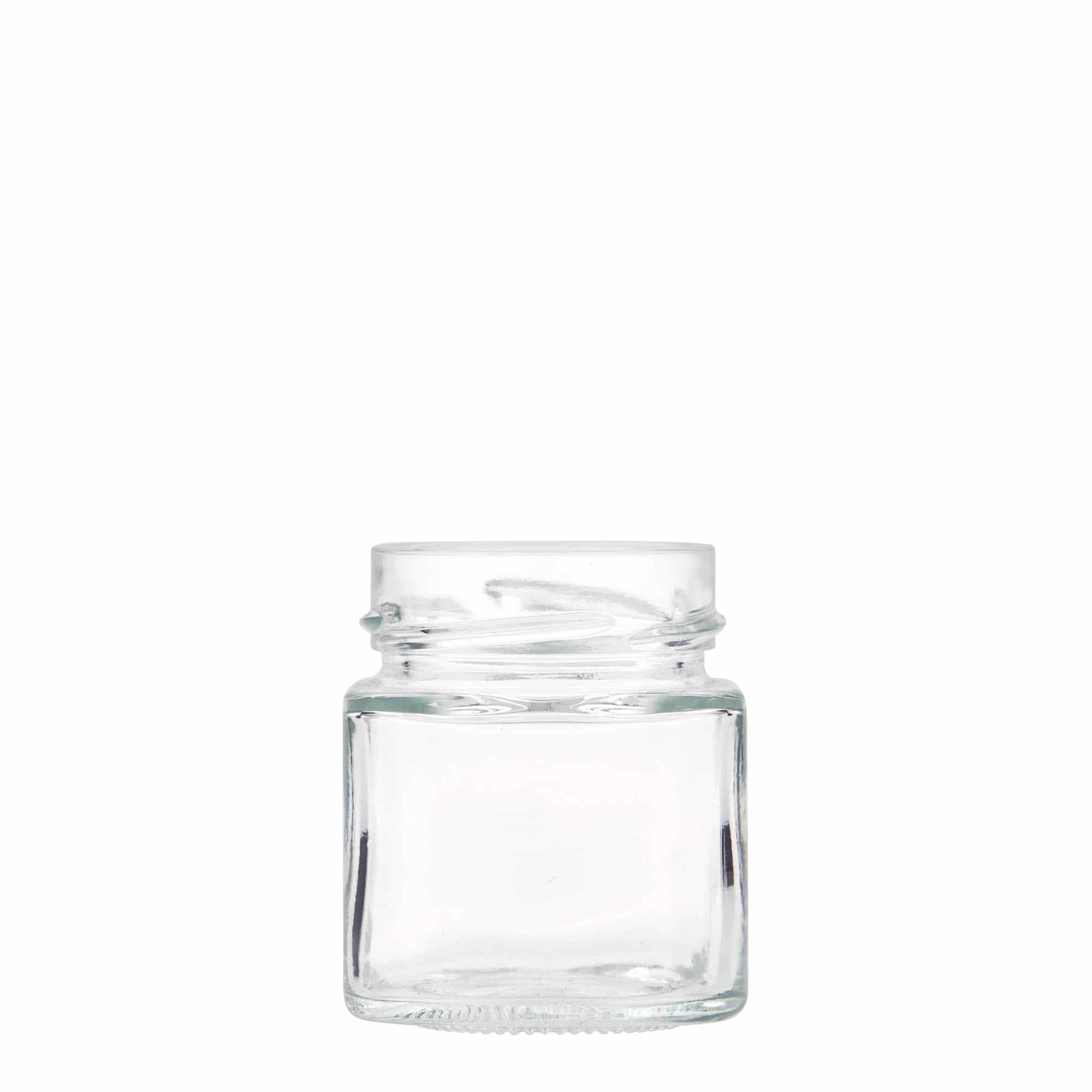 156 ml nelikulm. lasi 'Funny', suu: Deep-Twist-Off (DTO 58)
