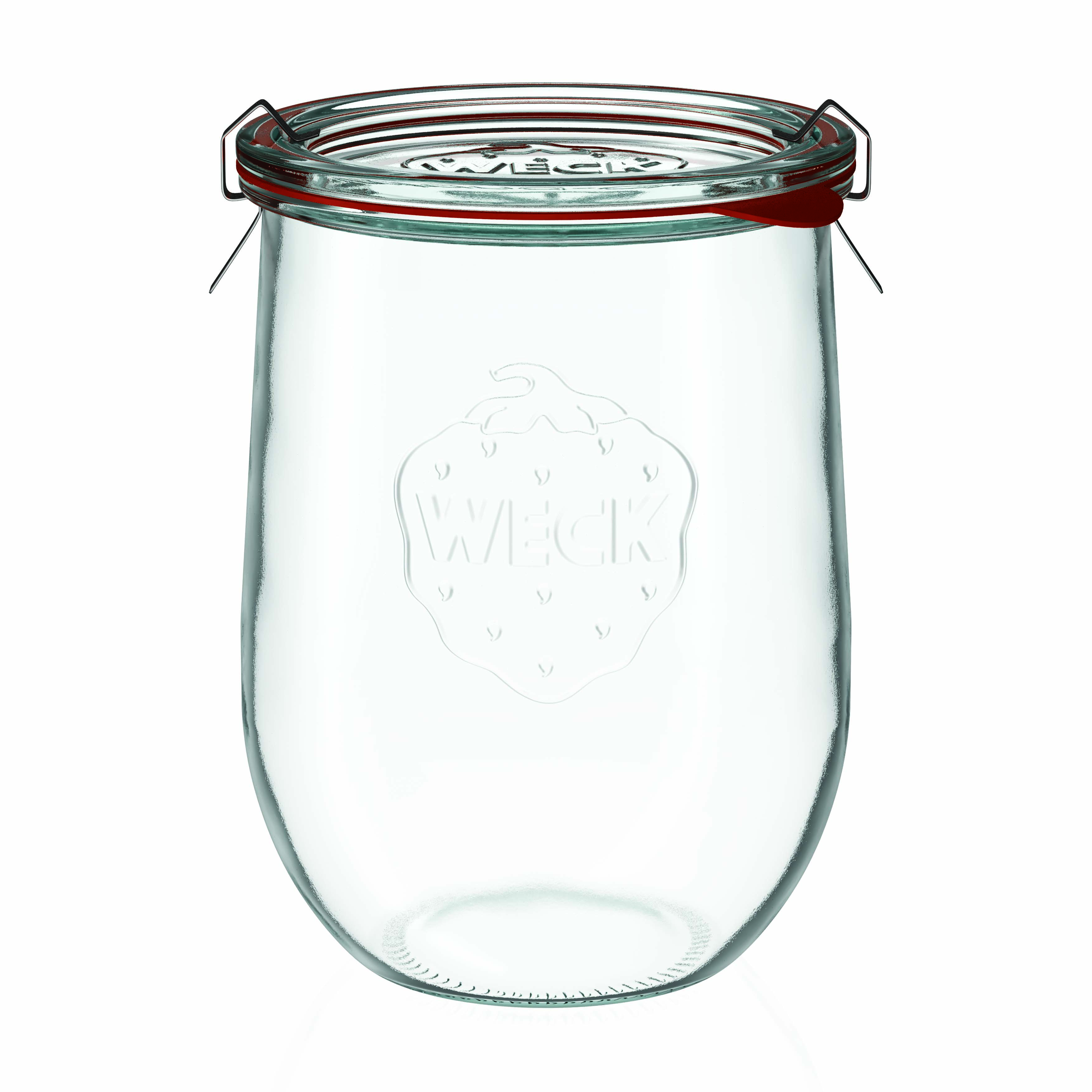 1.050 ml WECK-tulppalasi #, suuaukko: pyöreä reuna