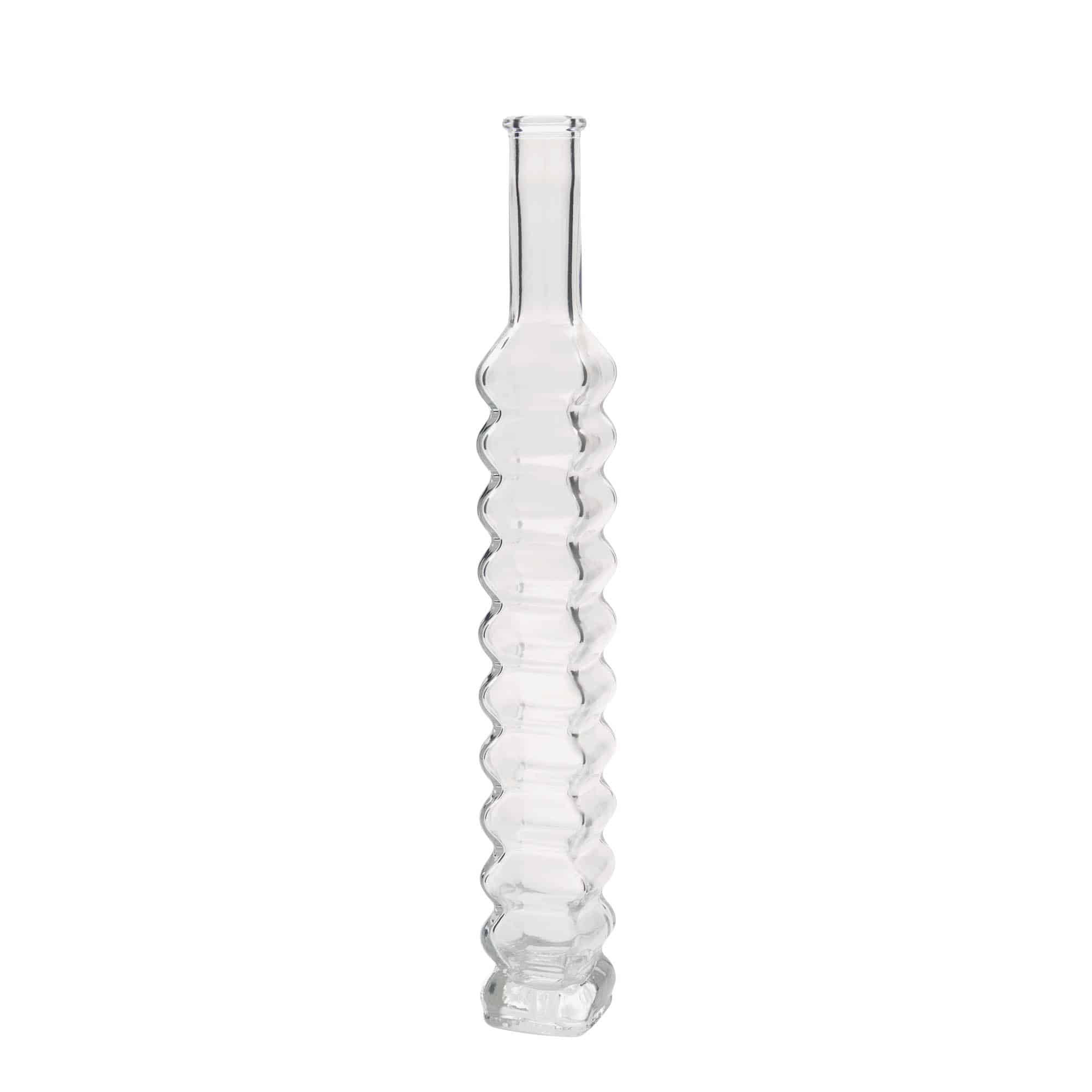 200 ml lasipullo 'Roma', neliö, suu: korkki