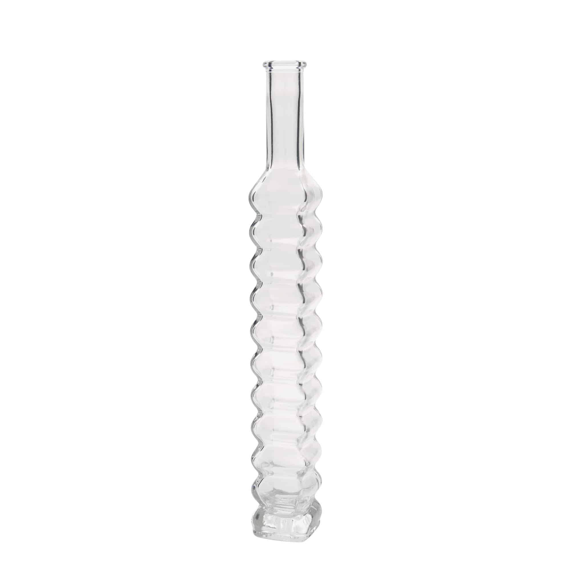 200 ml lasipullo 'Rooma, neliömäinen, suuaukko: korkki'