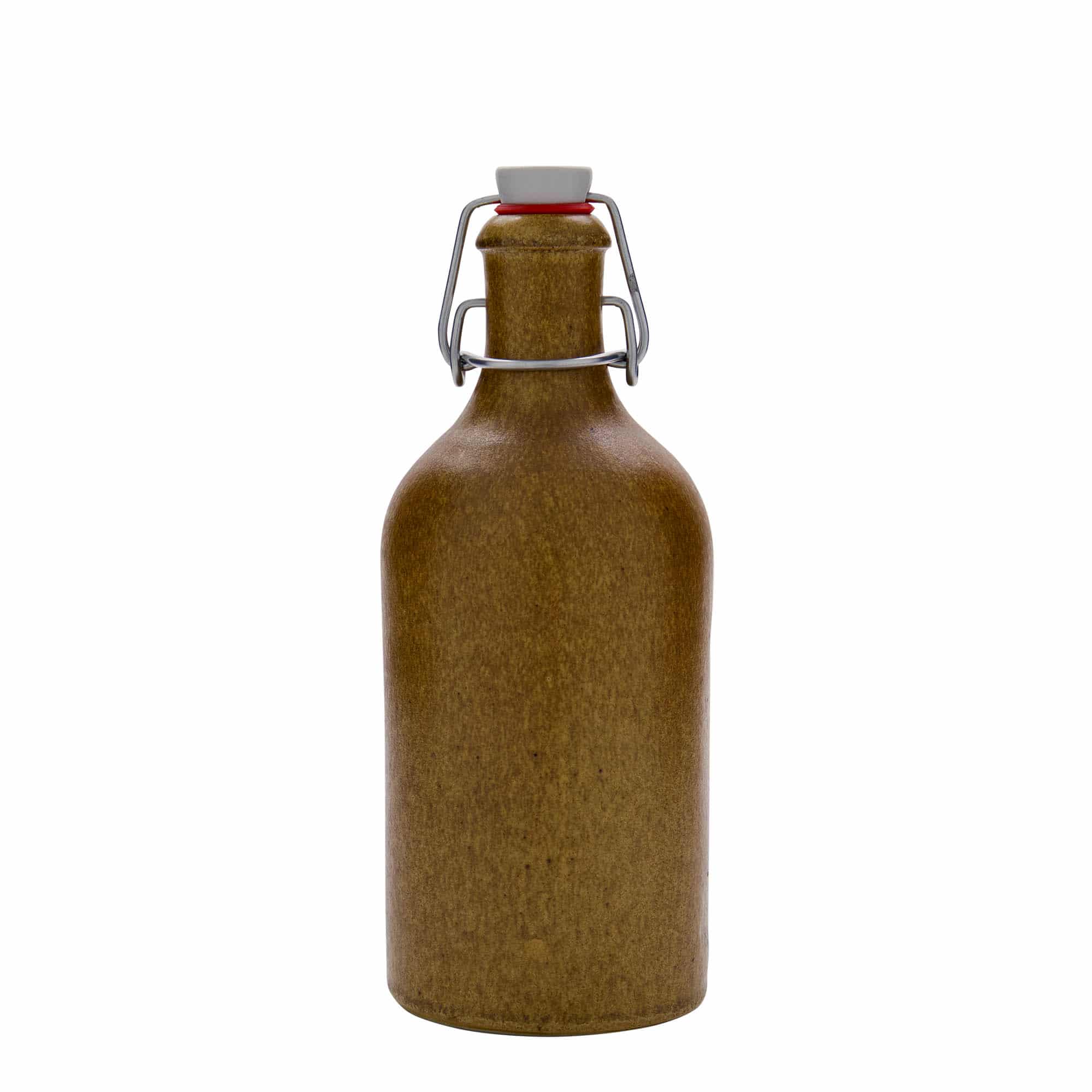 500 ml savituoppi, keraaminen, ruskea-kristalli, suu: patenttikorkki