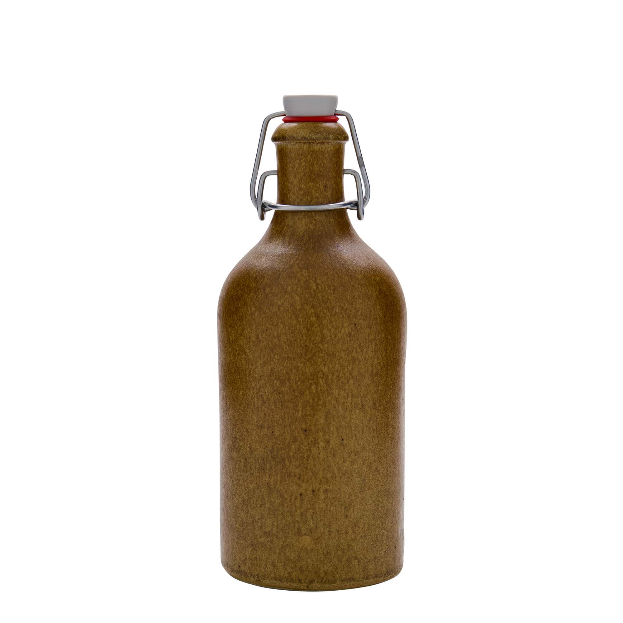 500 ml tonkannu, kivisavi, ruskea-kristalli, suuaukko: lukituskorkki