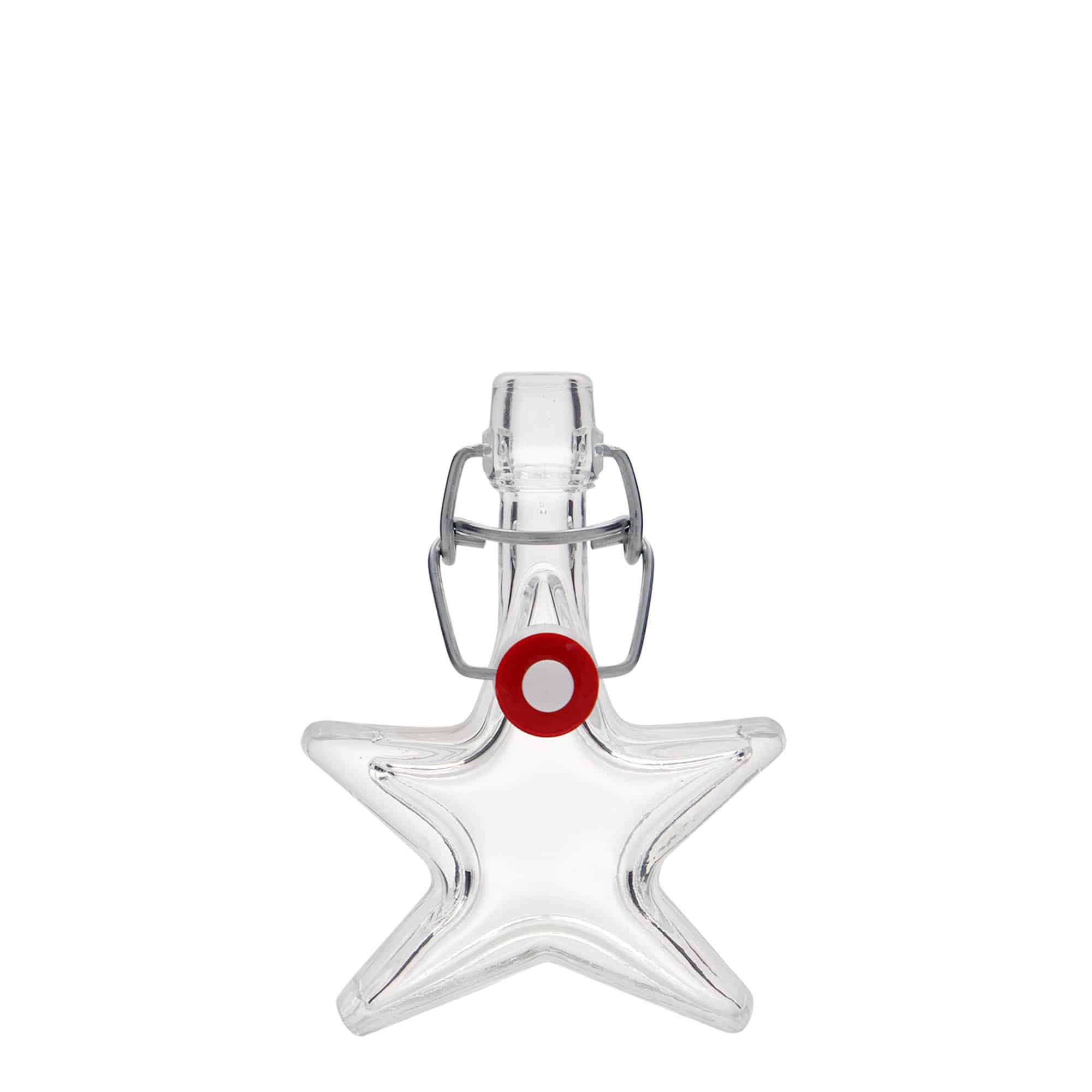 40 ml lasipullo 'Tähti', suuaukko: lukittava sanka