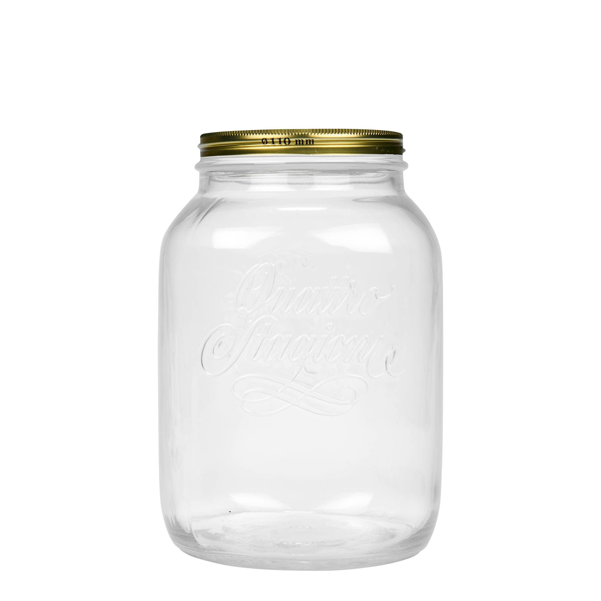 3 000 ml lasi 'Quattro Stagioni', suuaukko: kierrekorkki