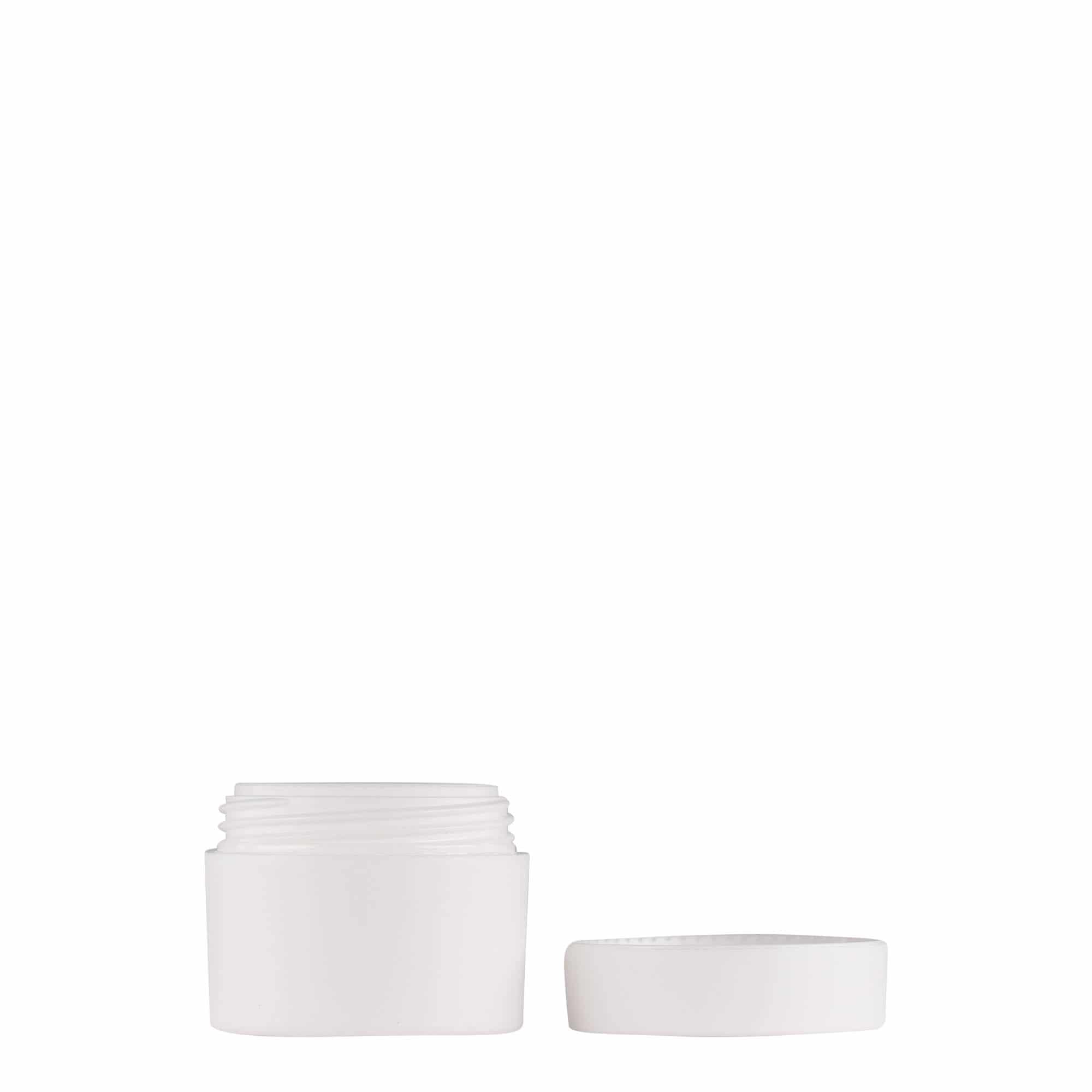 5 ml muovipurkki 'Antonella', PP, valkoinen, suuaukko: ruuvikorkki