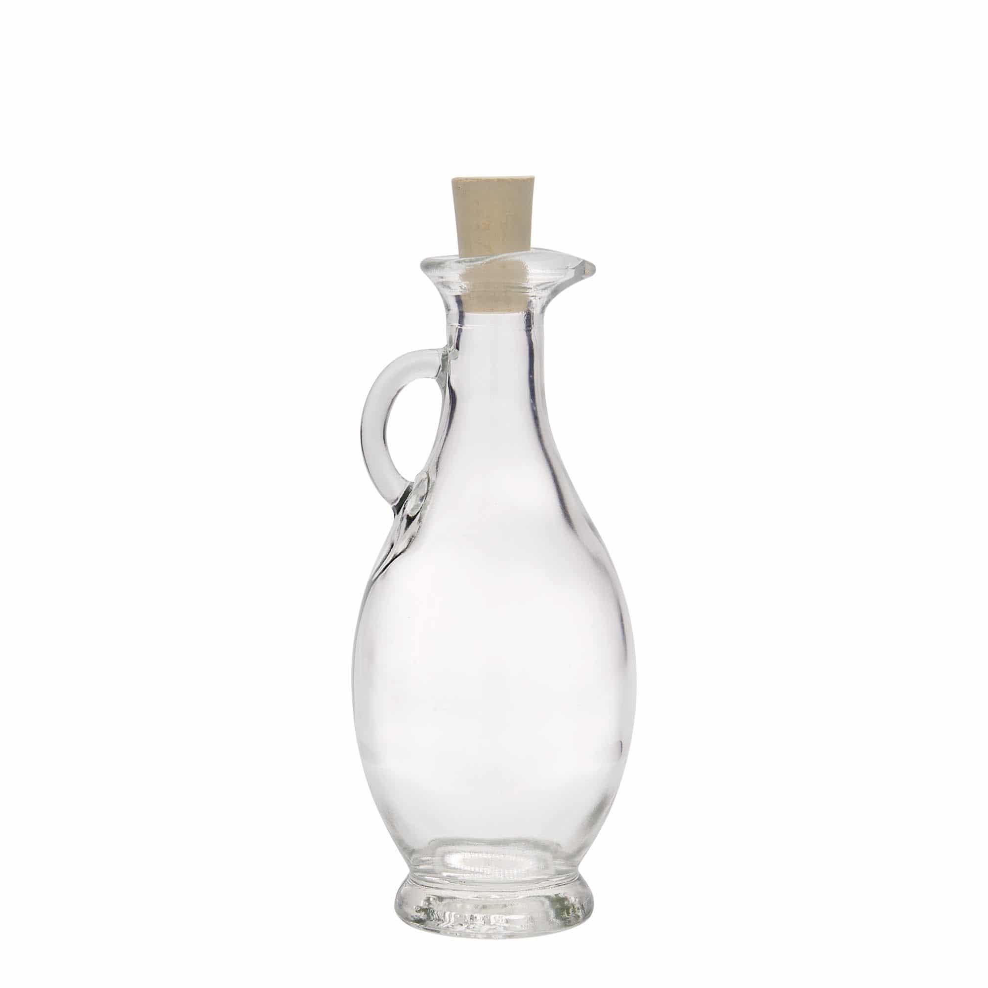 250 ml etikka-/öljypullo 'Egizia', suu: korkki