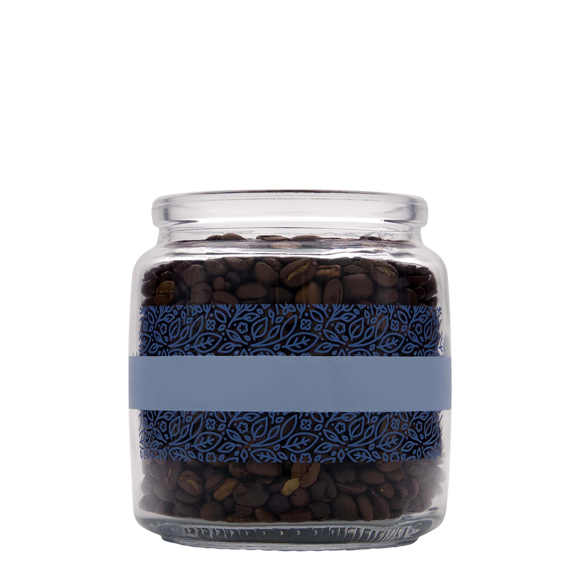 750 ml korkkilasi ”Giara”, kuvio: Naturalmente blu, suuaukko: korkki