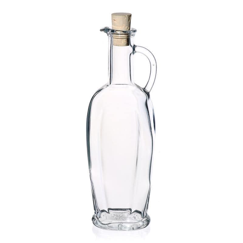 250 ml lasipullo 'Eleganta', soikea, suu: korkki 250 ml lasipullo 'Eleganta', soikea, suu: korkki