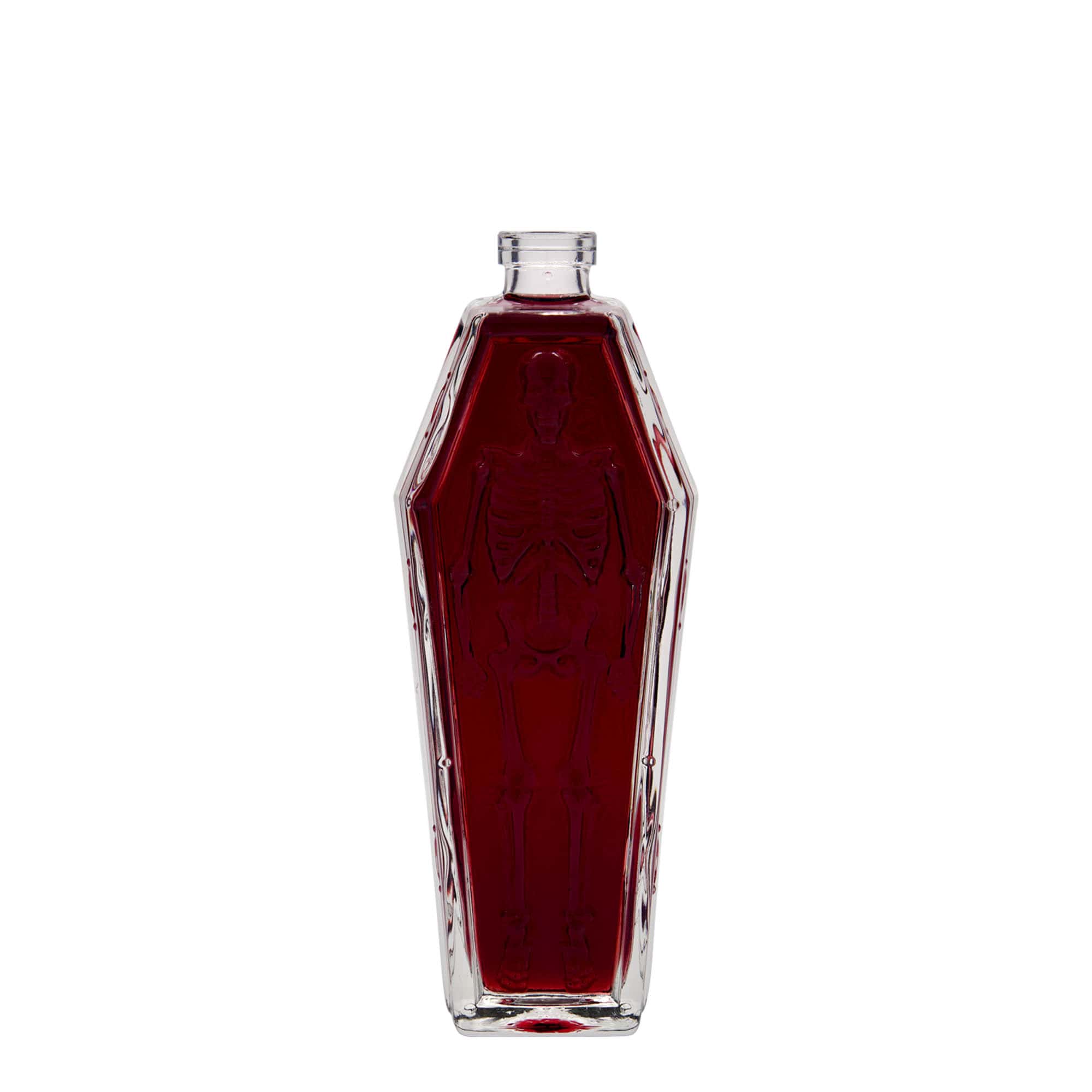 200 ml lasipullo 'arkku', suuaukko: korkki