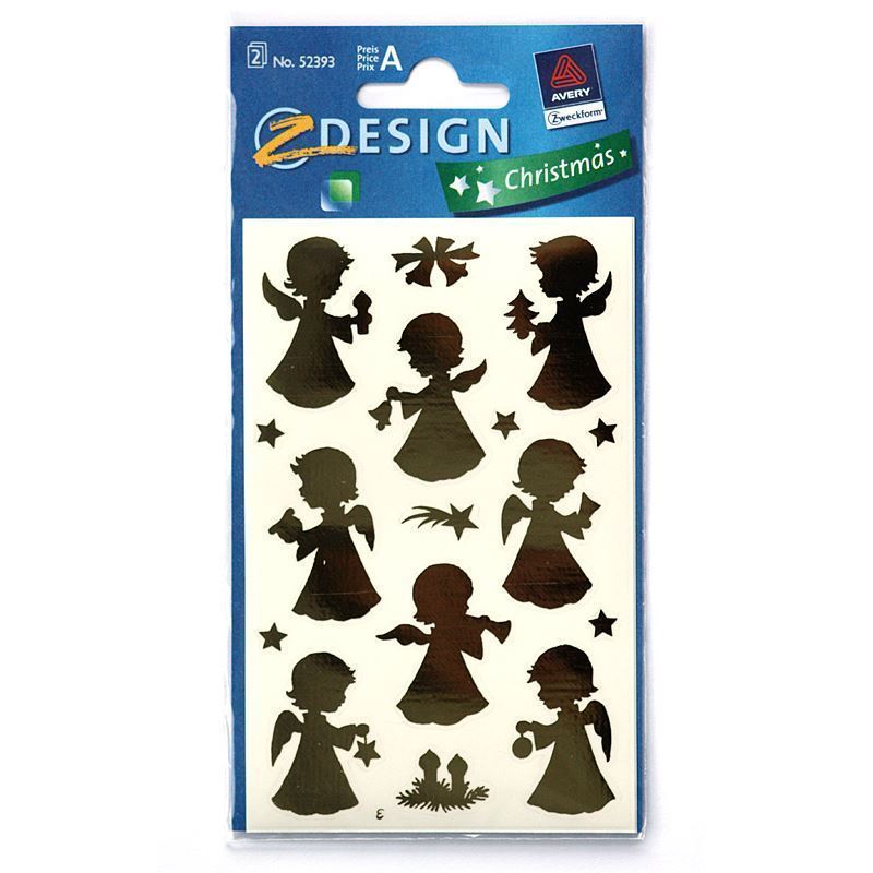 Zweckform-tarrat 'Engel', paperi, kulta Zweckform-tarrat 'Engel', paperi, kulta