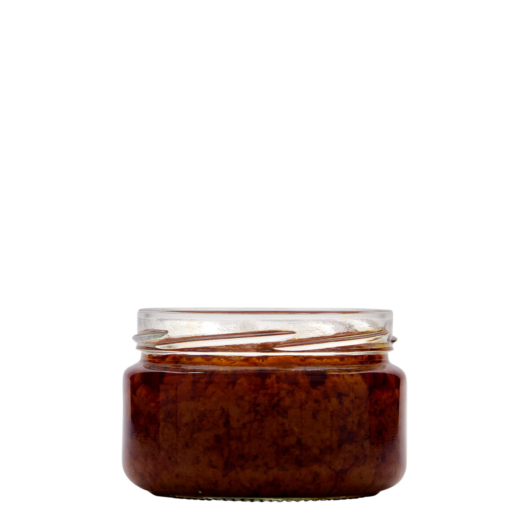 230 ml litteä pyöreä lasi, suuaukko: Twist-Off (TO 82)