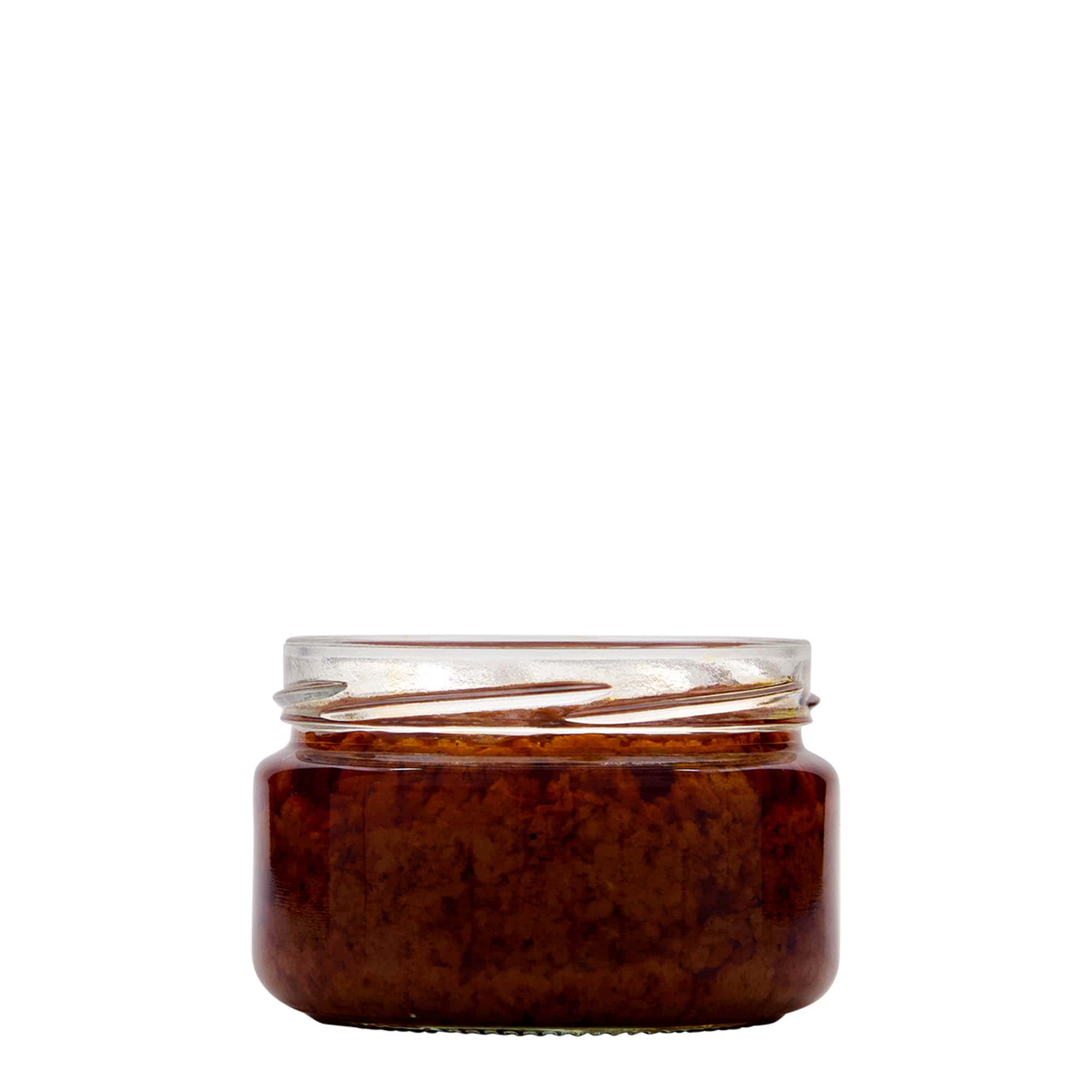 230 ml litteä pyöreä lasi, suuaukko: Twist-Off (TO 82)