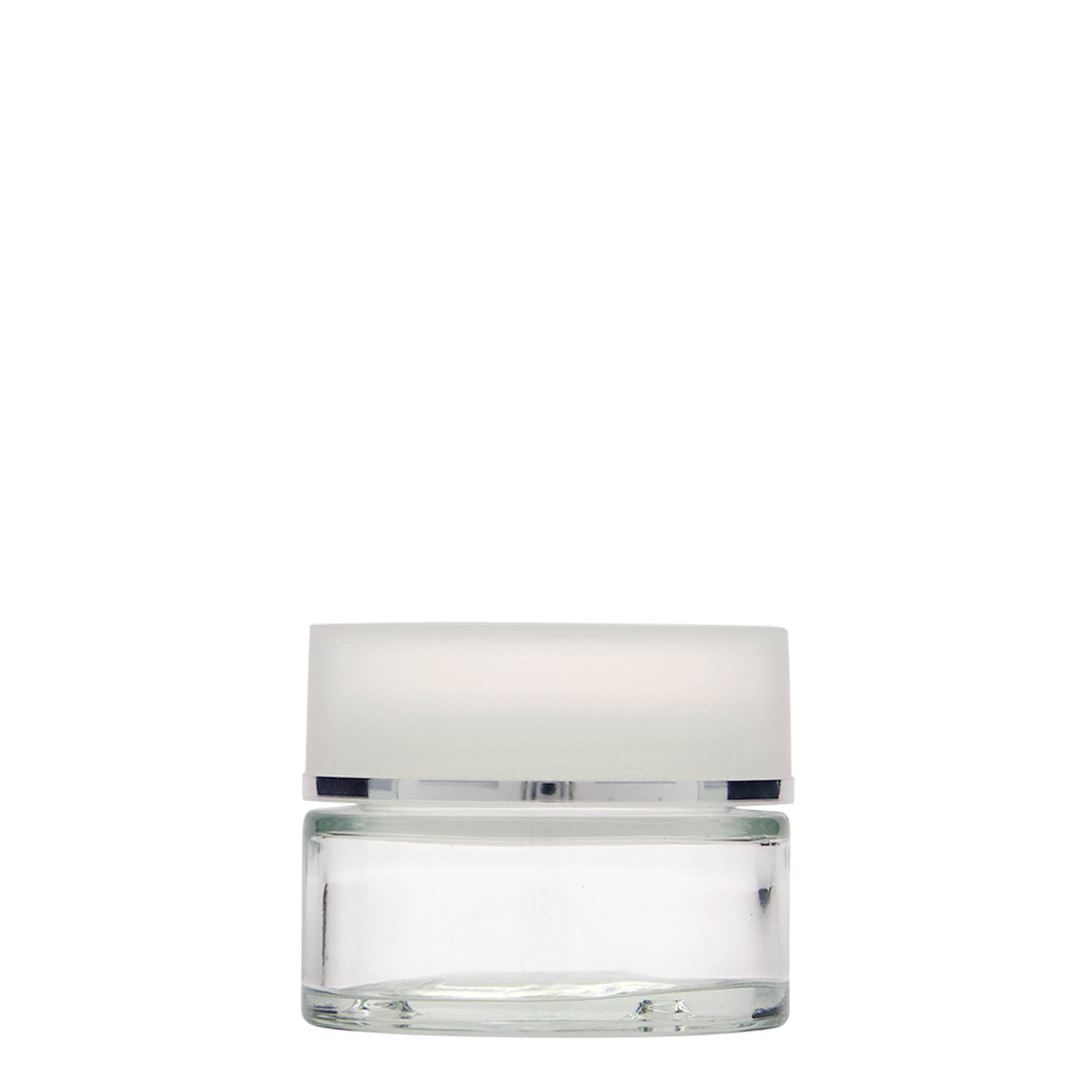 50 ml purkki 'Clear Edition', lasia, suuaukko: ruuvikorkki