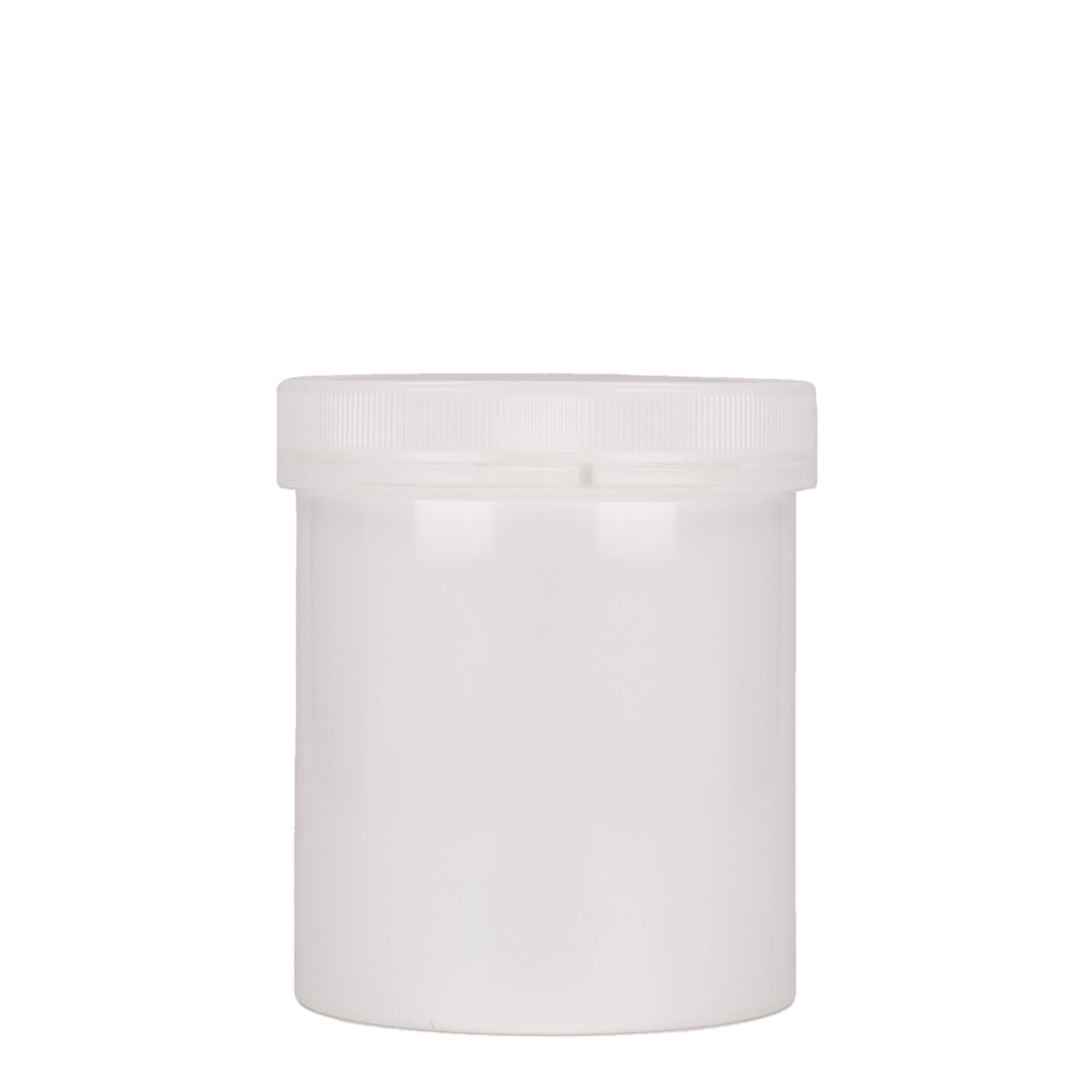 500 ml muovipurkki 'Securilock', PP, valkoinen, suuaukko: ruuvikorkki 500 ml muovipurkki 'Securilock', PP, valkoinen, suuaukko: ruuvikorkki