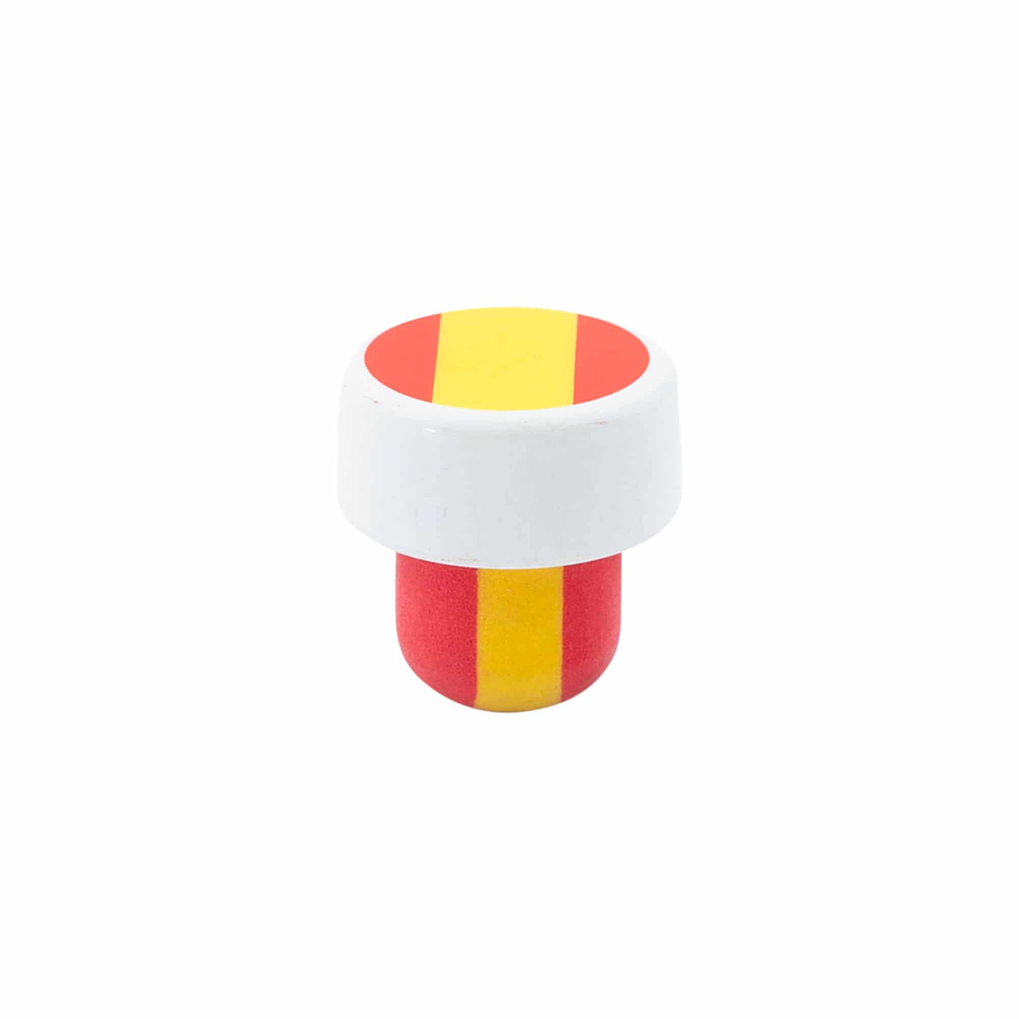 Kahvakorkki 19 mm 'Espanja', muovia, monivärinen, suulle: korkki