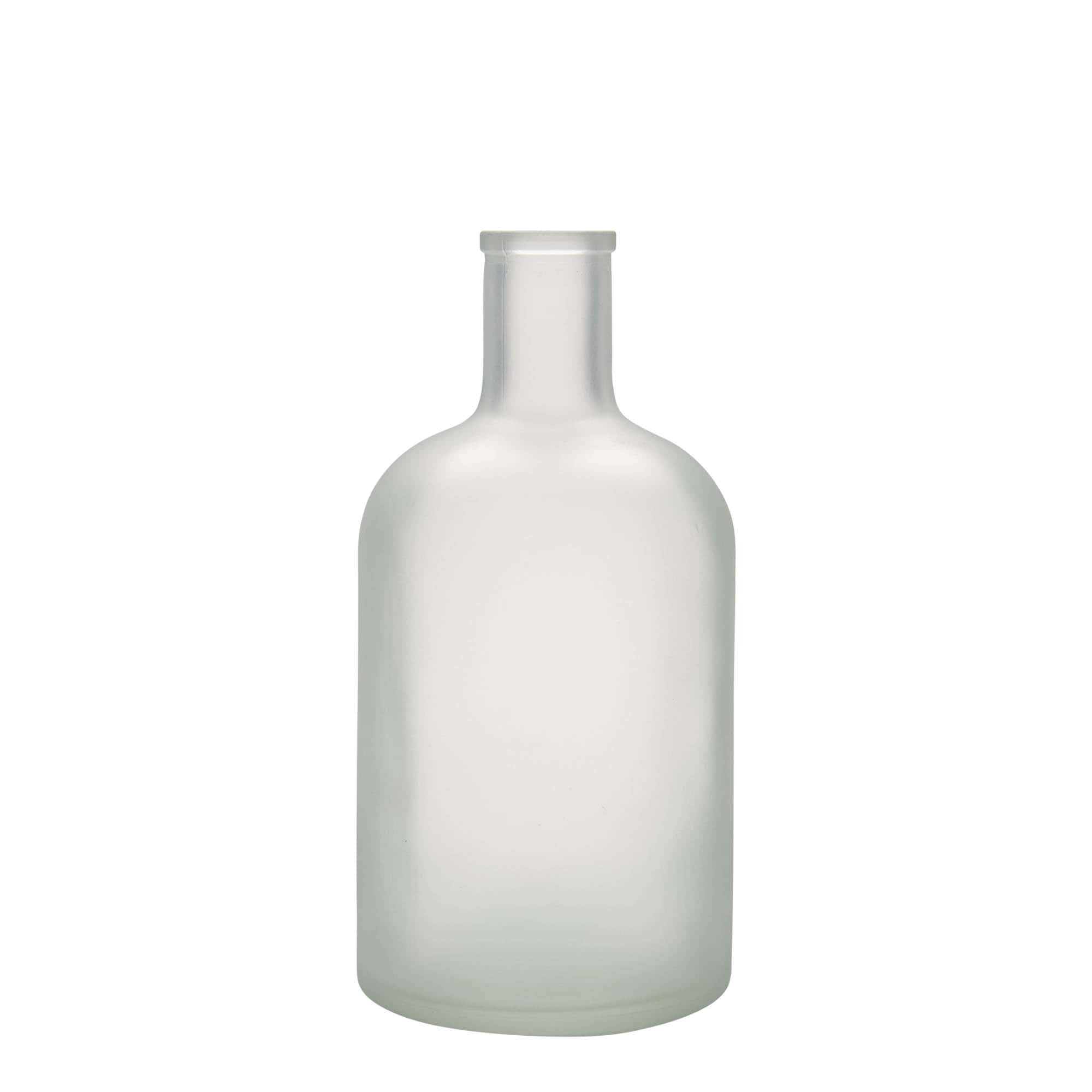 700 ml lasipullo 'Gerardino', huurrettu, suu: korkki