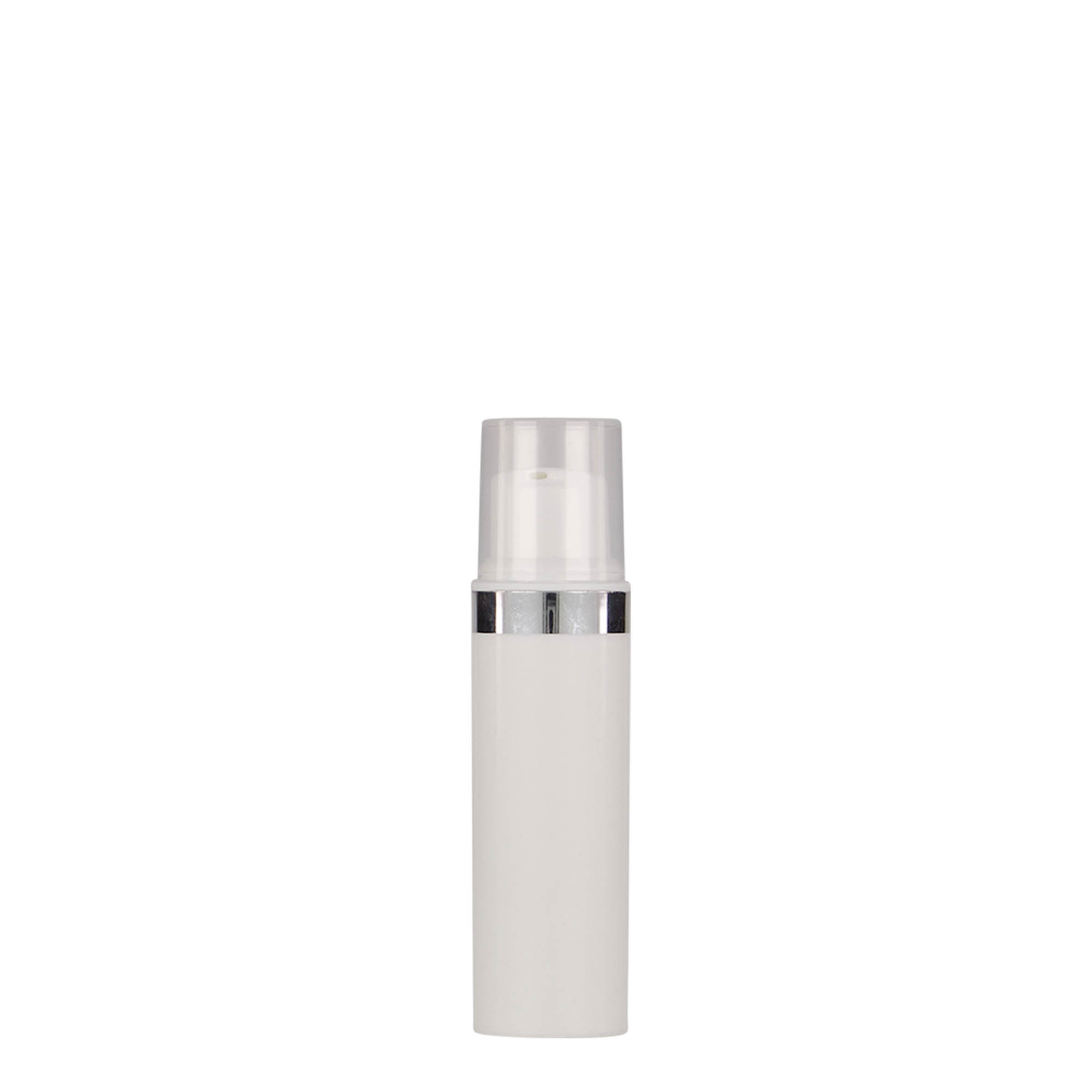 10 ml Airless-annostelija 'Nano', PP-muovi, valkoinen