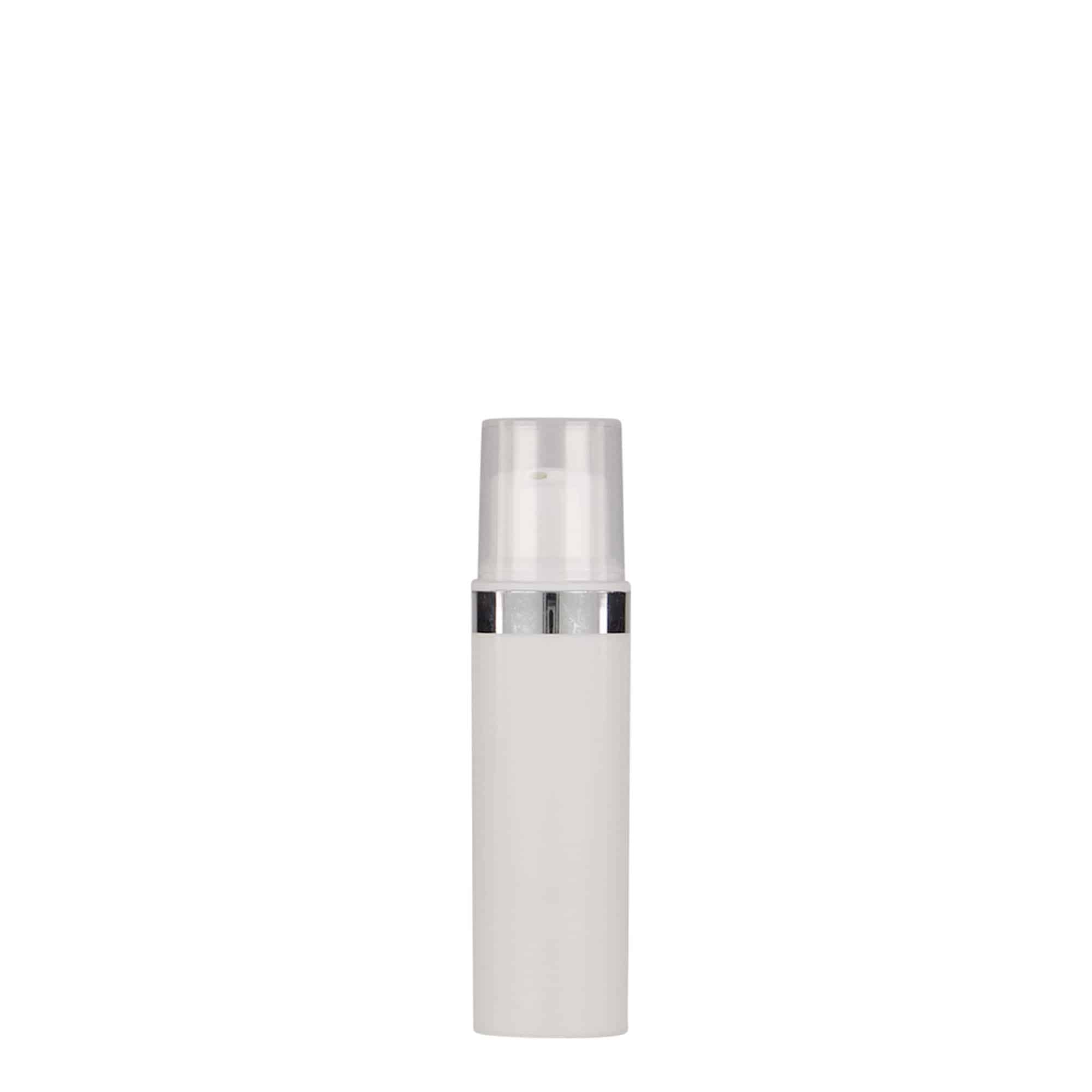 10 ml Airless-annostelija 'Nano', PP-muovi, valkoinen
