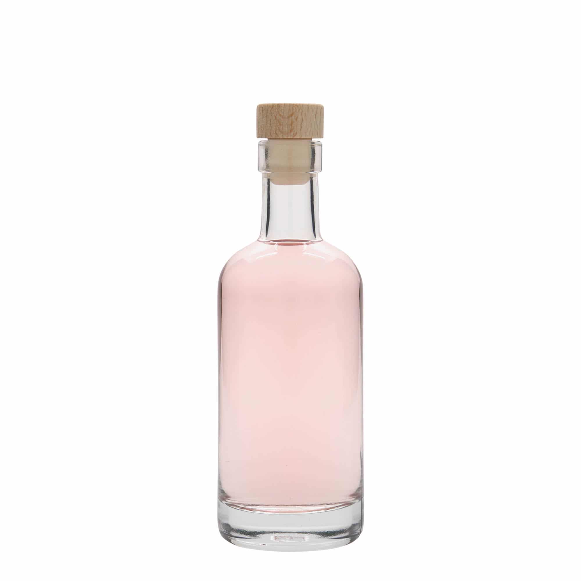 250 ml lasipullo 'Linea Uno', suu: korkki