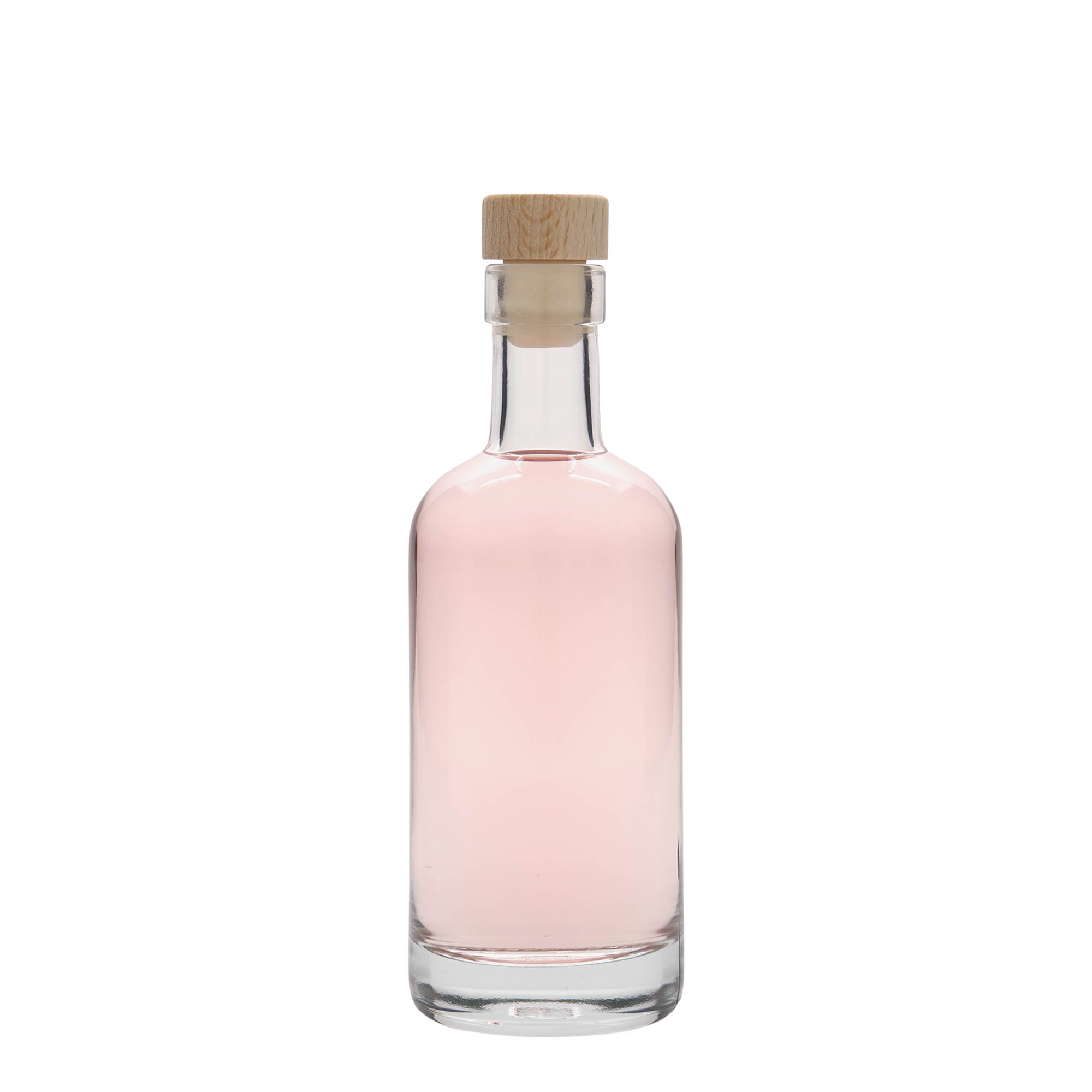 250 ml lasipullo ”Linea Uno”, suuaukko: korkki