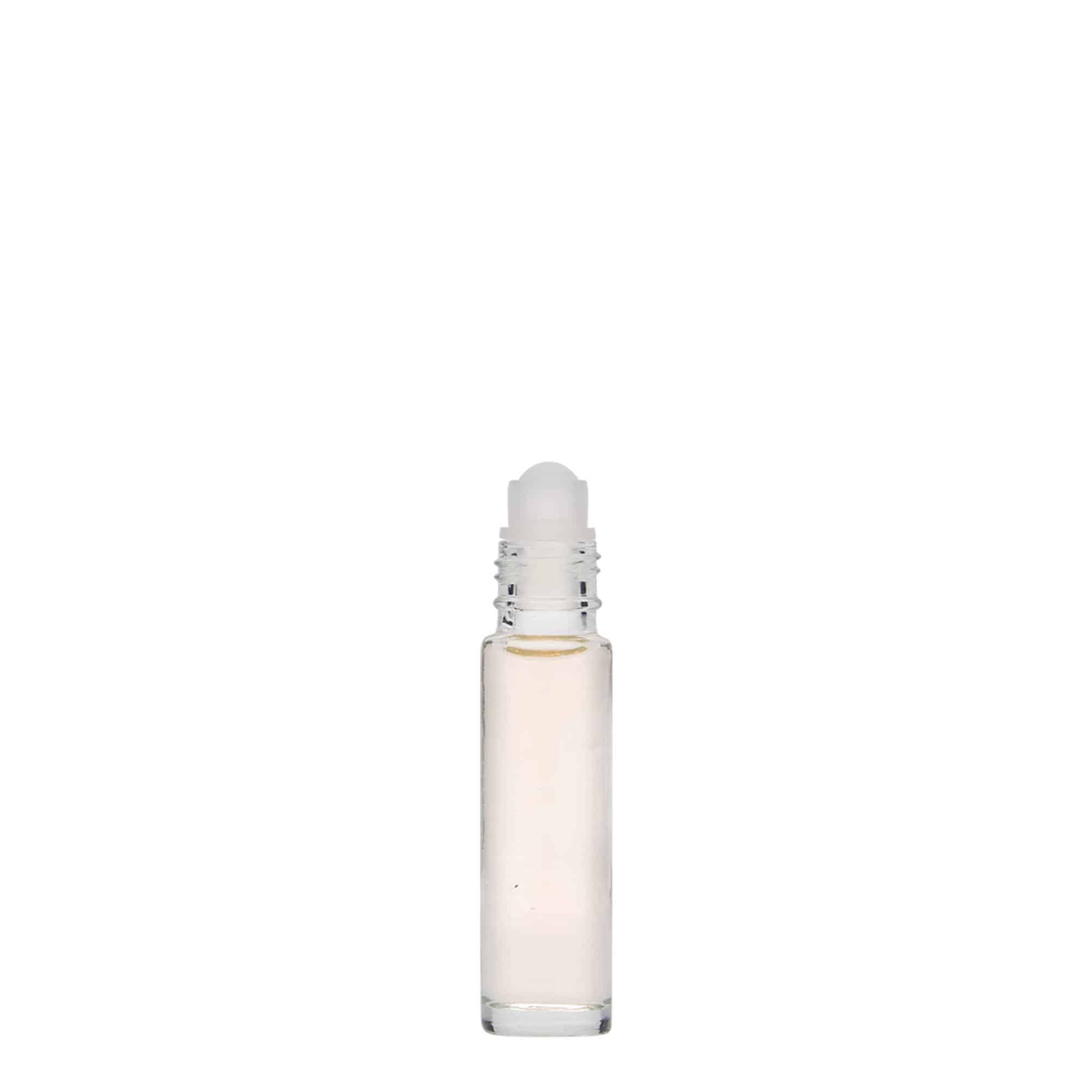 10 ml roll-on-pullo, lasia, suuaukko: ruuvikorkki