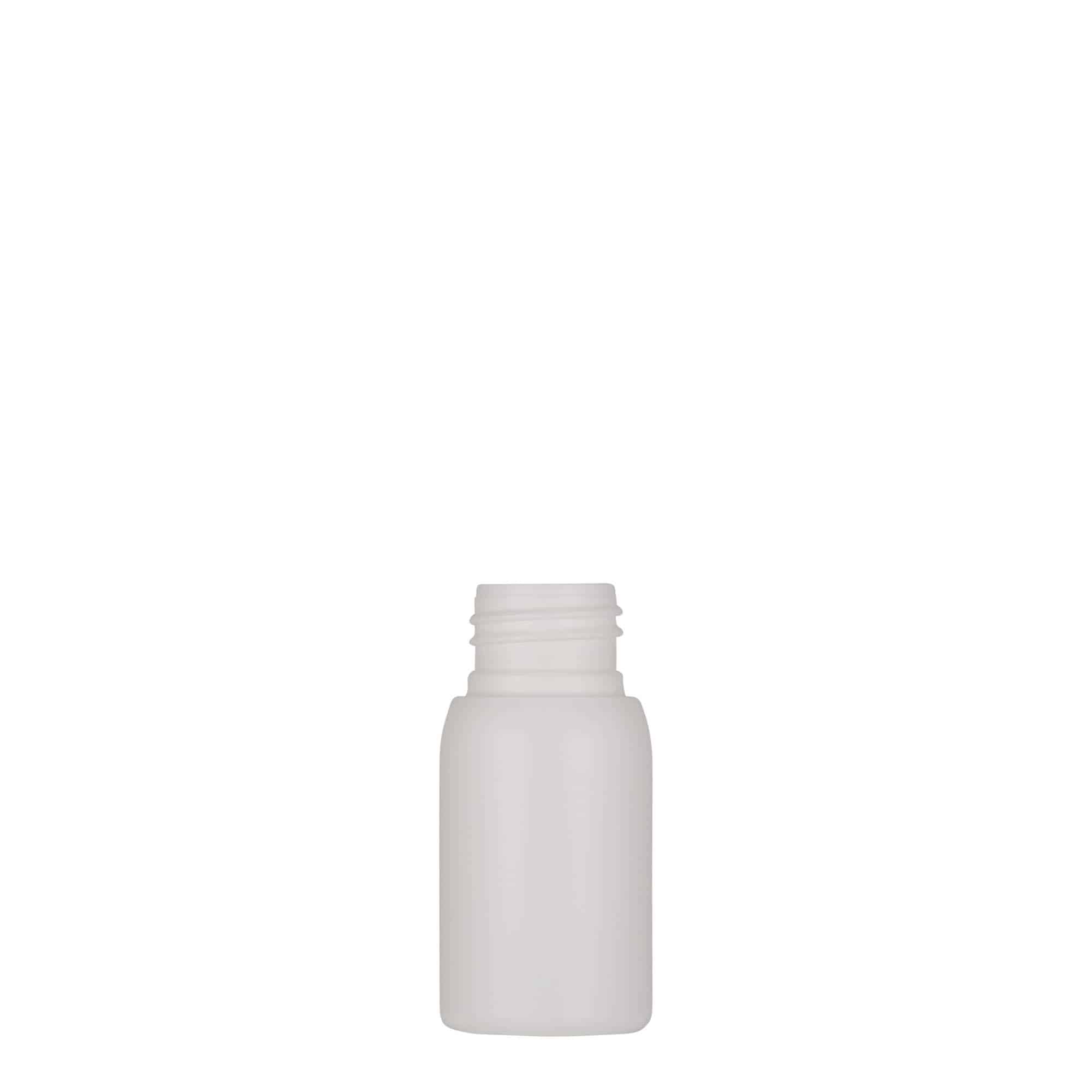 30 ml muovipullo 'Tuffy', HDPE, valkoinen, suuaukko: 24/410 30 ml muovipullo 'Tuffy', HDPE, valkoinen, suuaukko: 24/410