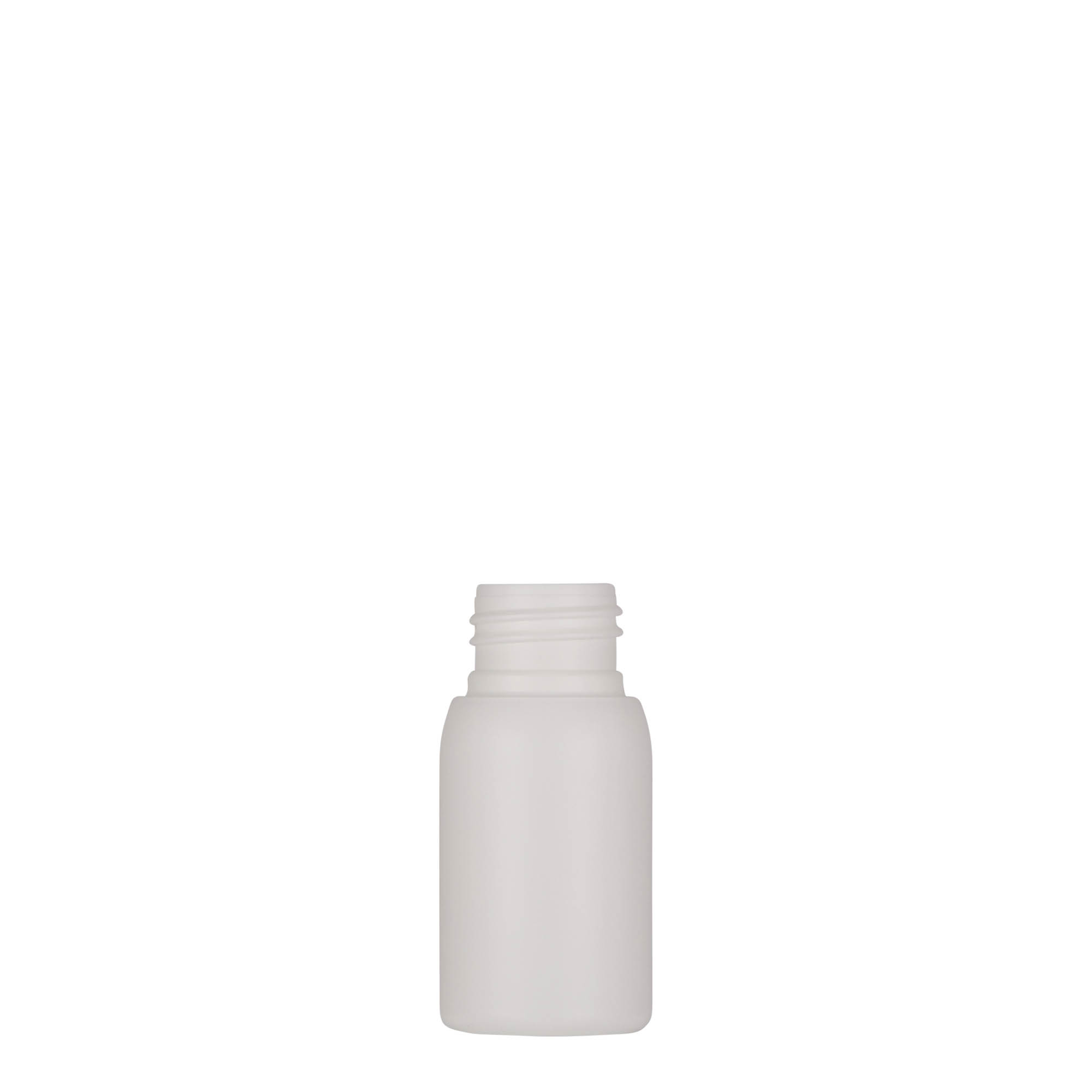 30 ml muovipullo 'Tuffy', HDPE, valkoinen, suuaukko: 24/410 30 ml muovipullo 'Tuffy', HDPE, valkoinen, suuaukko: 24/410