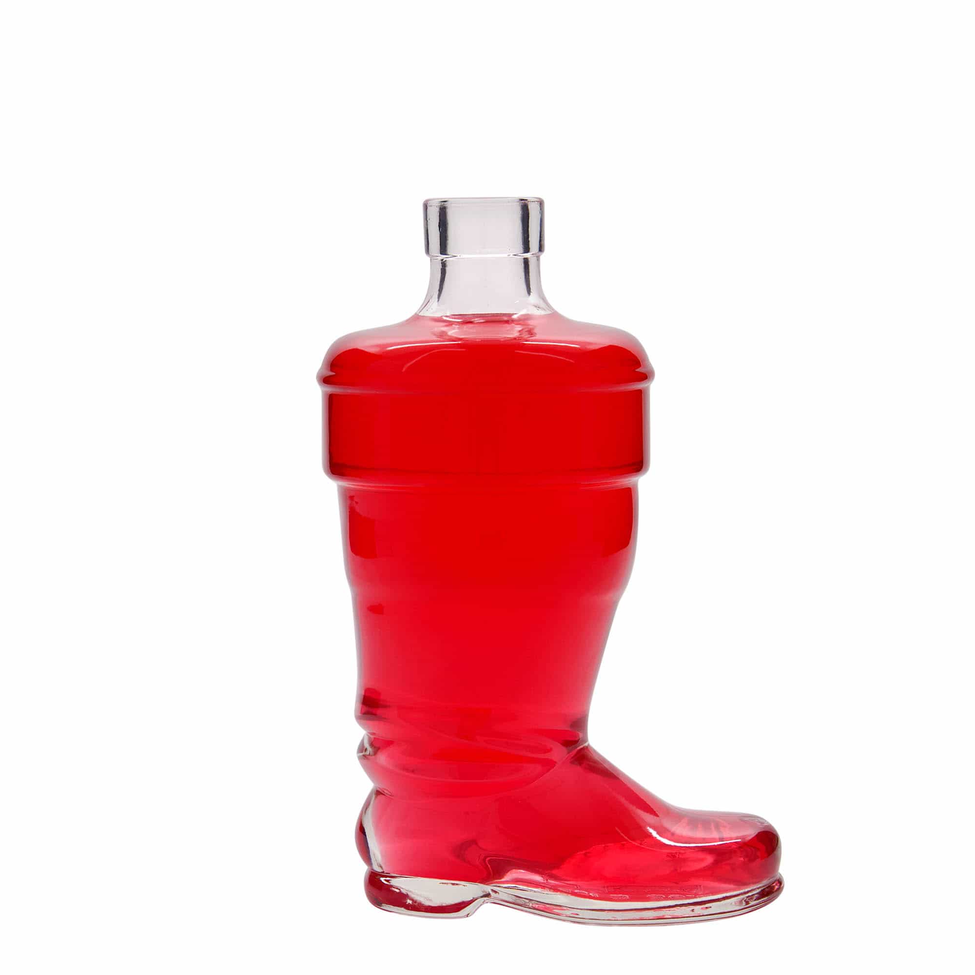 350 ml lasipullo 'Saapas', suuaukko: korkki
