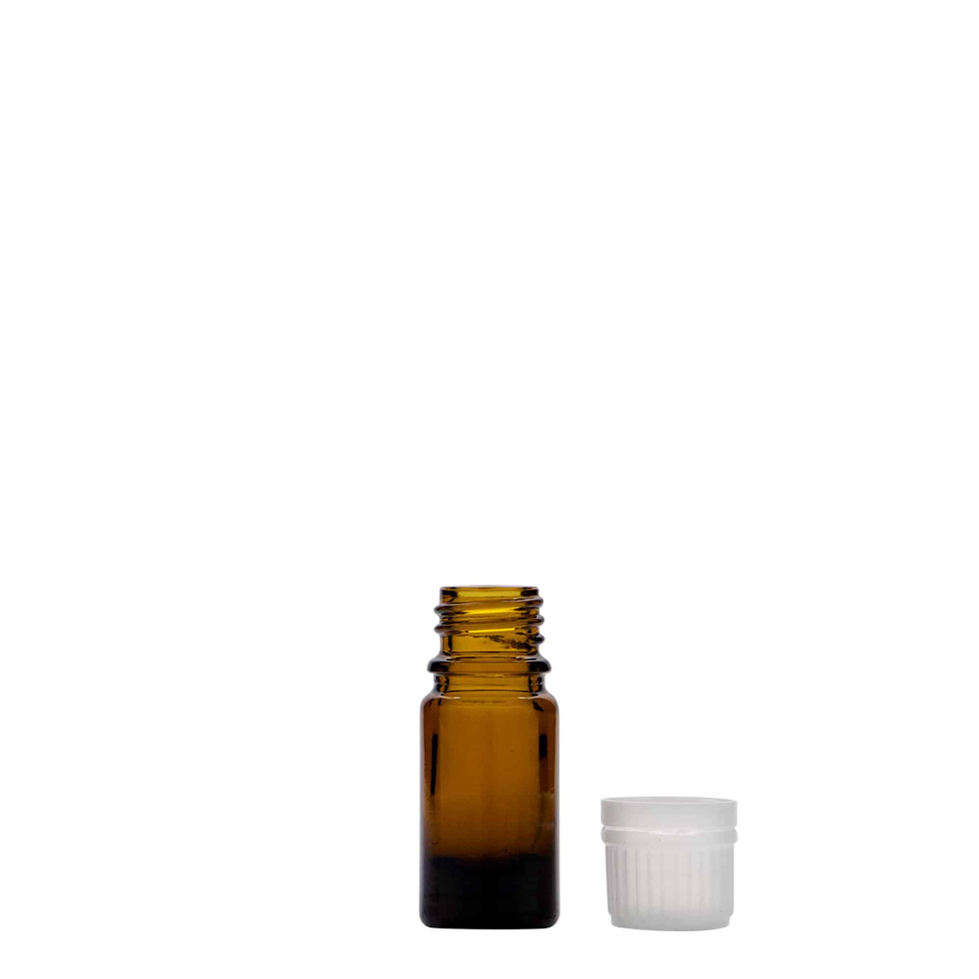 5 ml lääkeputkilo, lasia, ruskea, suuaukko: DIN 18