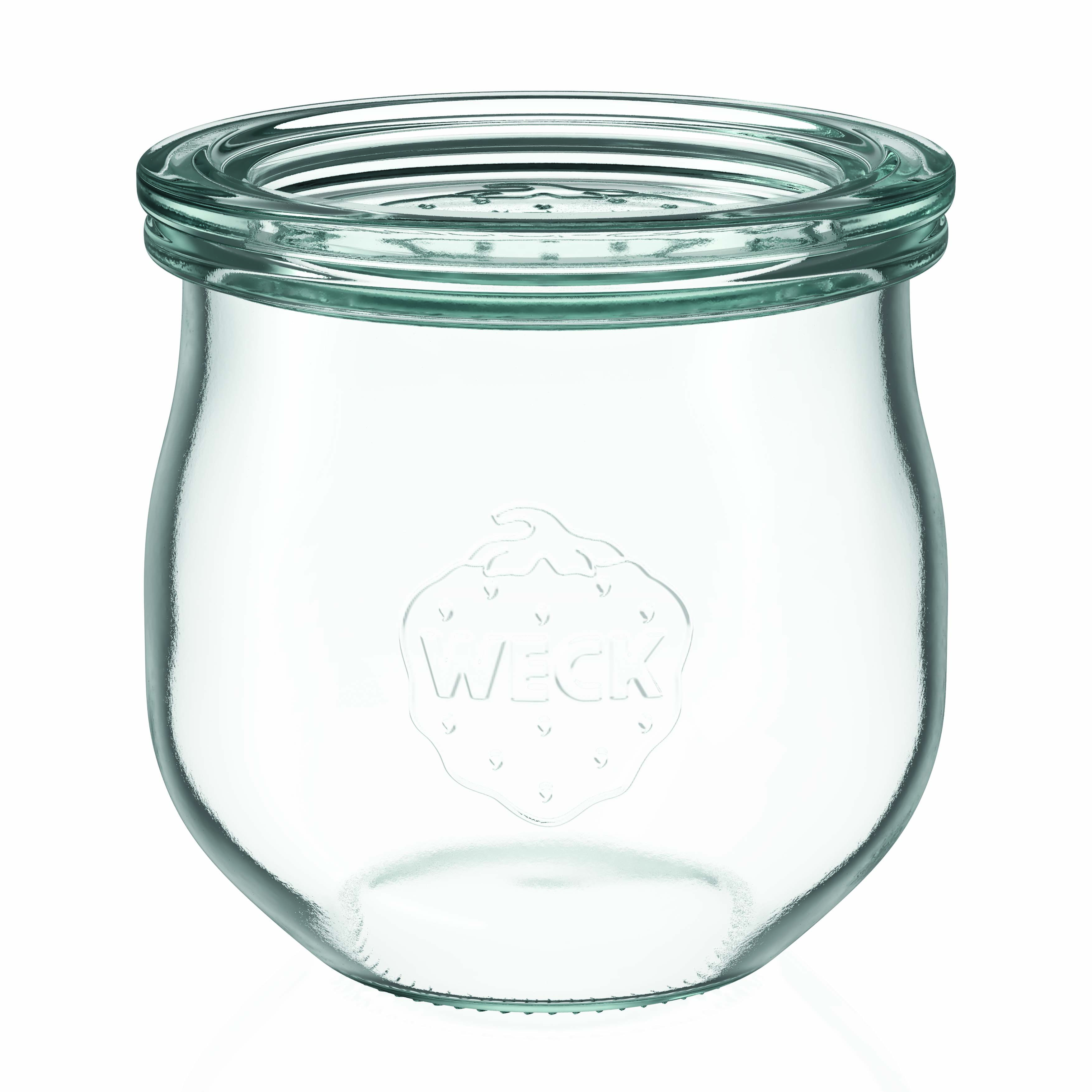 370 ml WECK-tulppalasi, suuaukko: pyöreä reuna