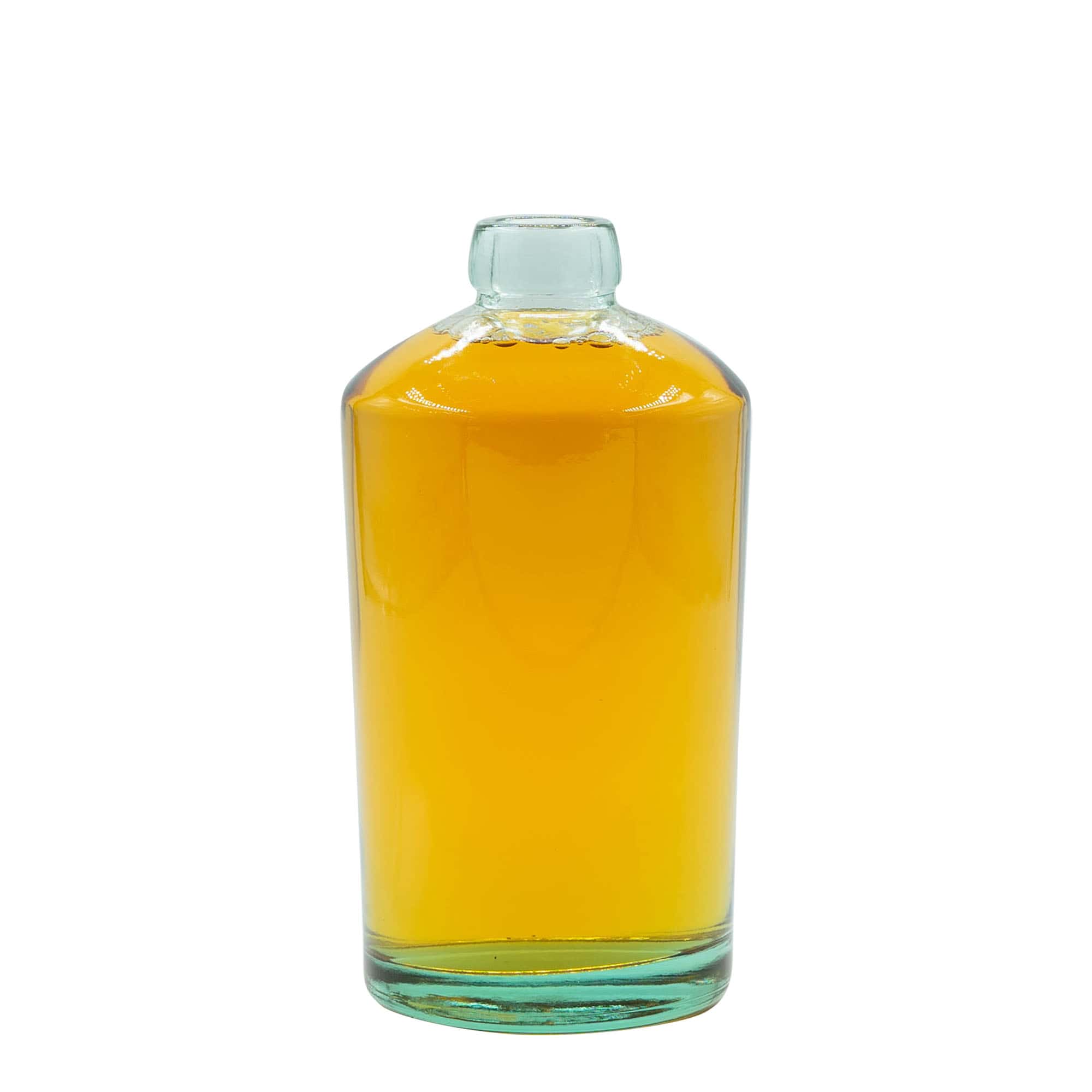 700 ml lasipullo 'Barrel', suu: korkki