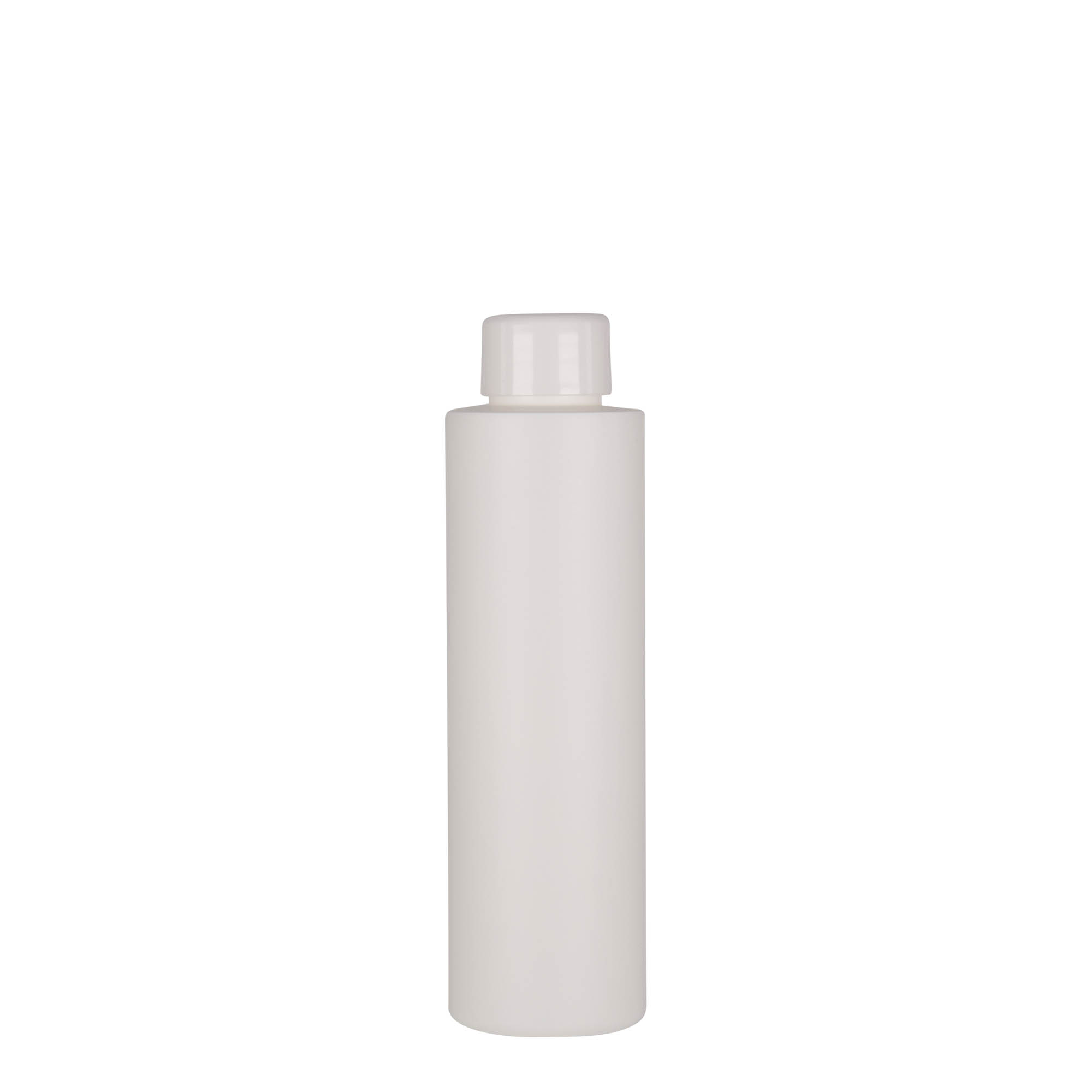150 ml muovipullo 'Pipe', HDPE, valkoinen, suuaukko: 24/410