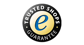 Trusted Shops -logo Värillinen Trusted Shops -logo valkoisella pohjalla