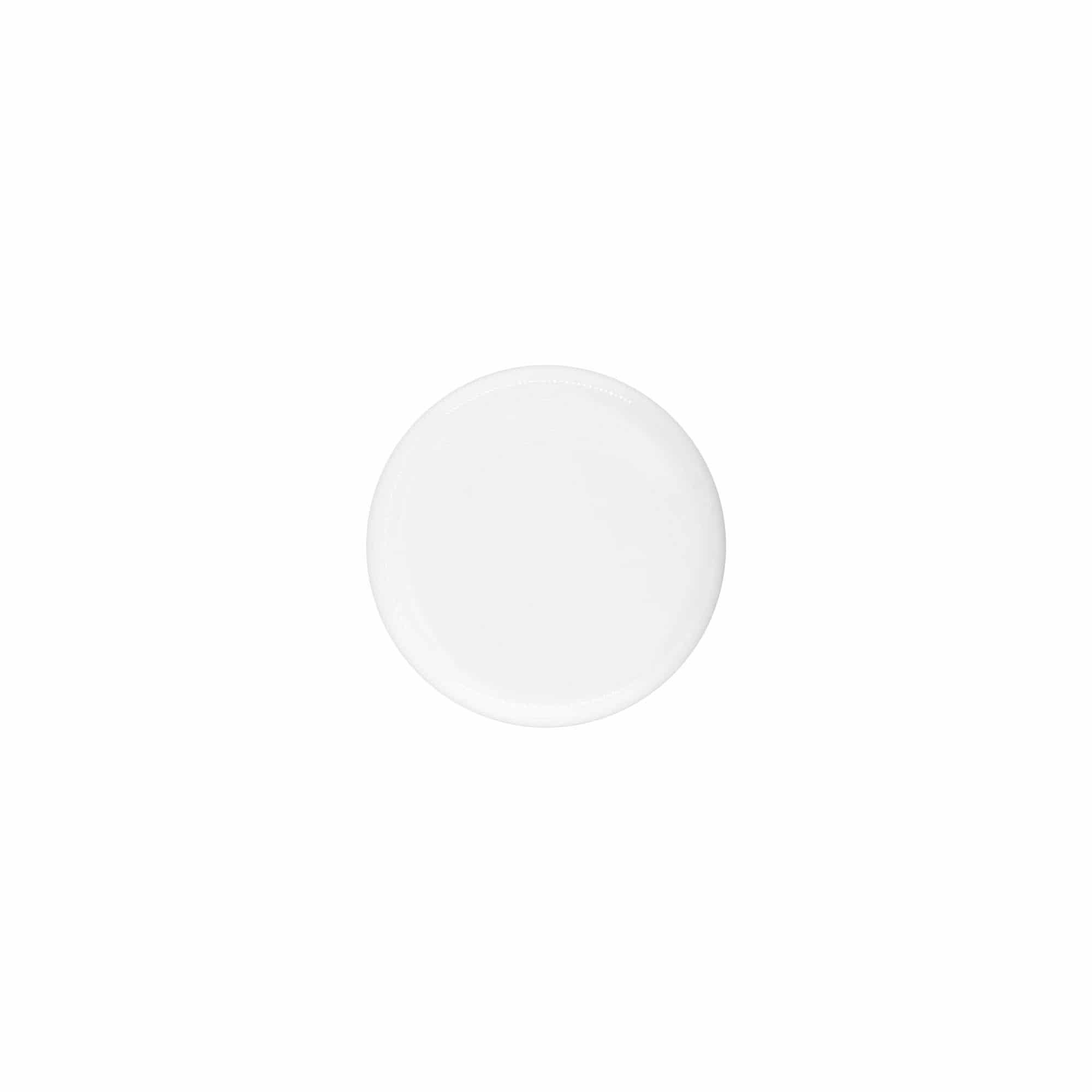 Ruuvikorkki 30 ml 'Bianca', PP-muovia, valkoinen
