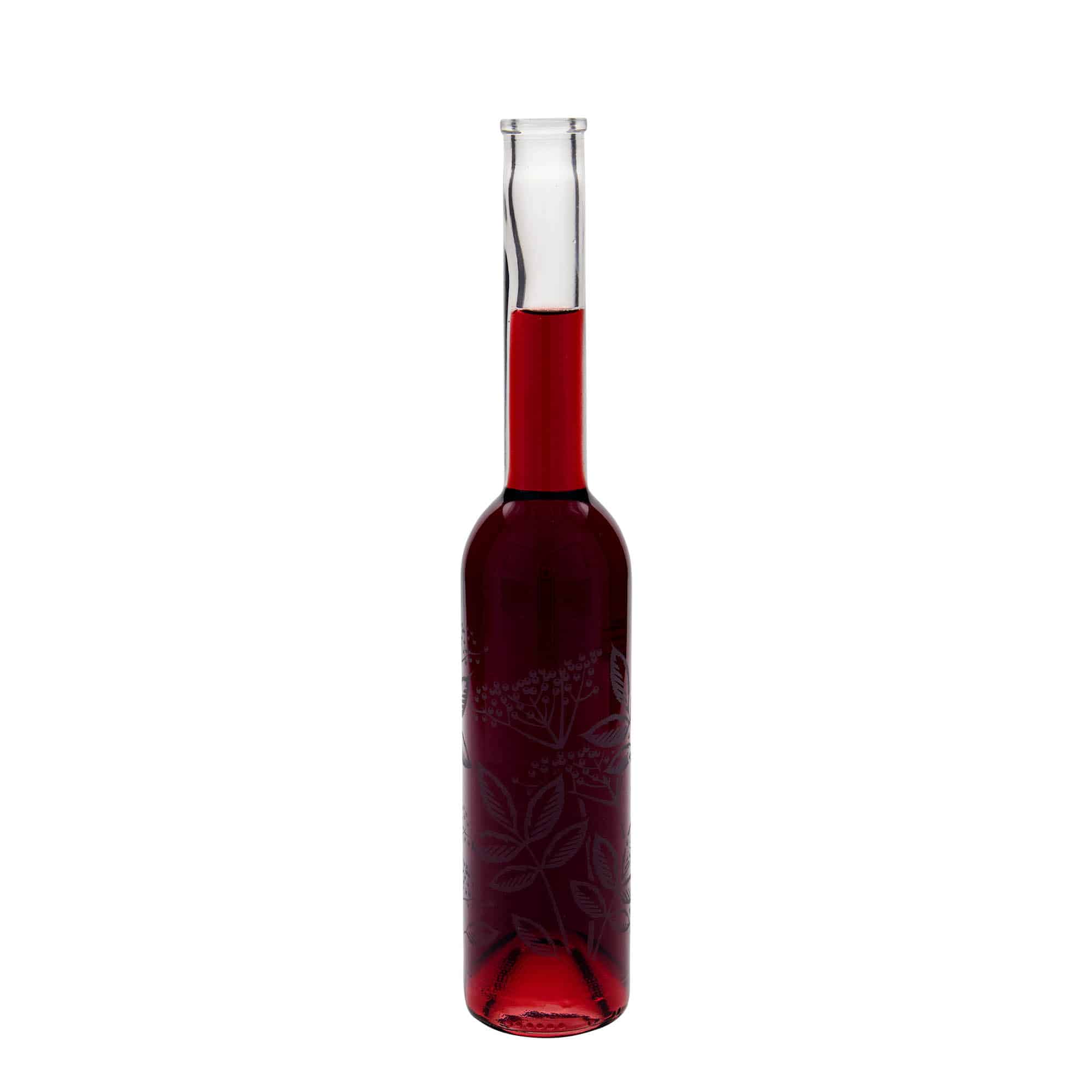 350 ml lasipullo 'Ooppera', kuvio: selja, suu: korkki