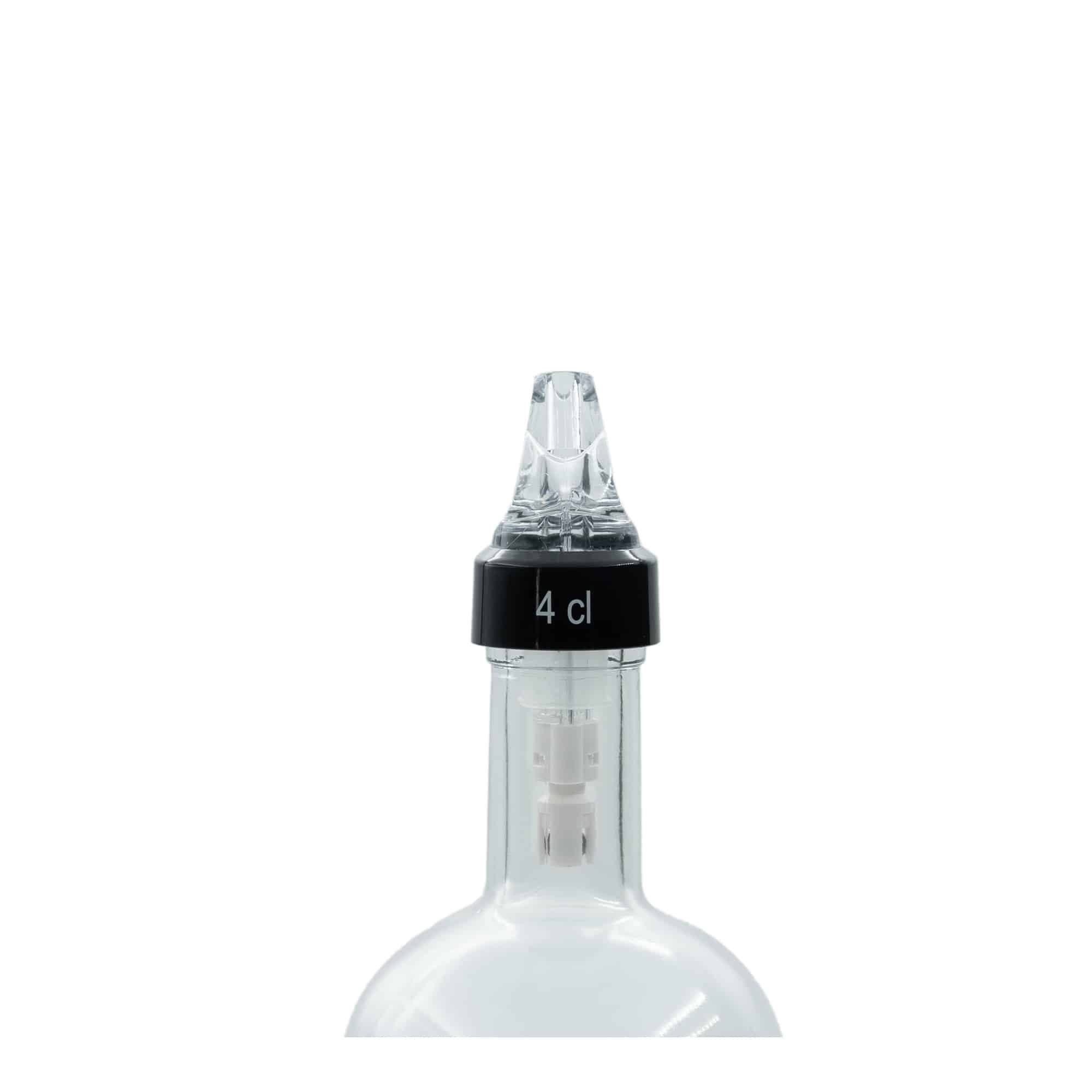Annostelunokka 'Auto Pour' 4 cl, PE-muovi, kirkas