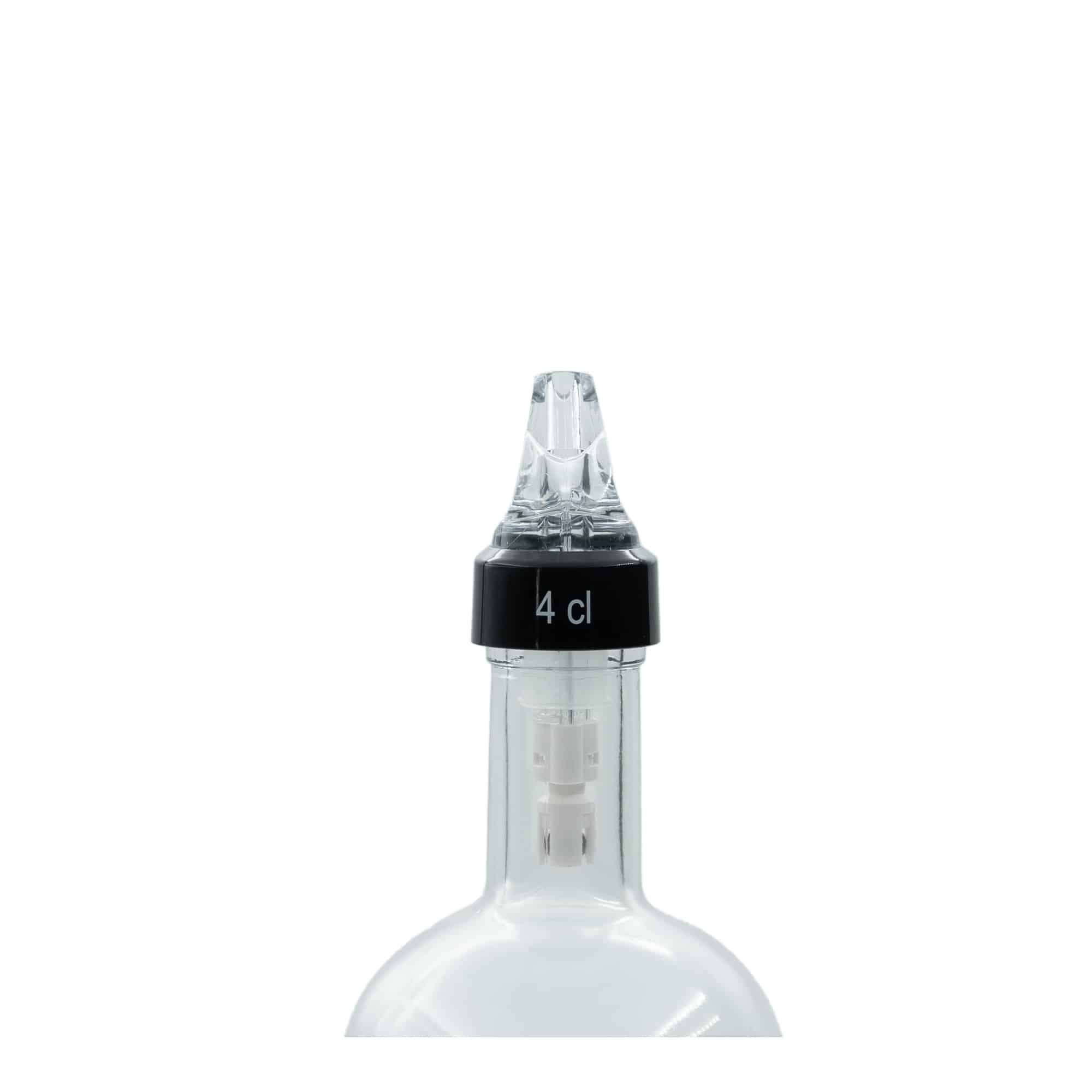 Annostelukärki ”Auto Pour” 4 cl, PE-muovi, kirkas