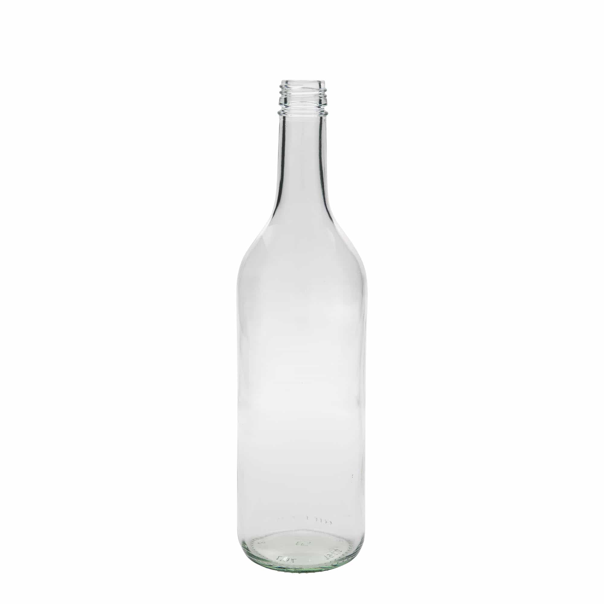 750 ml lasipullo 'Bordeaux', suuaukko: PP 28