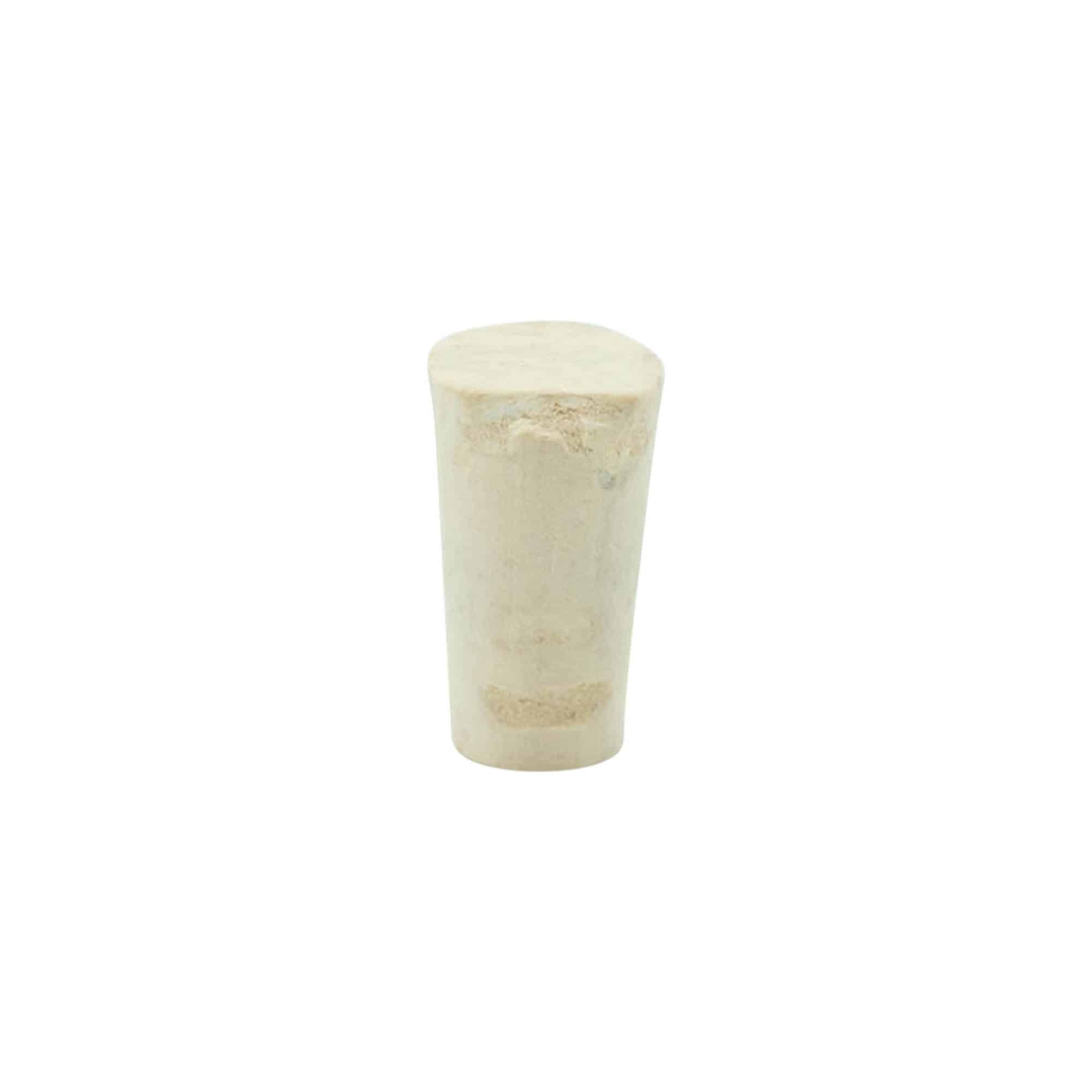 Suippo korkki 9-12 x 22, puristettava korkki, beige, suu: korkki