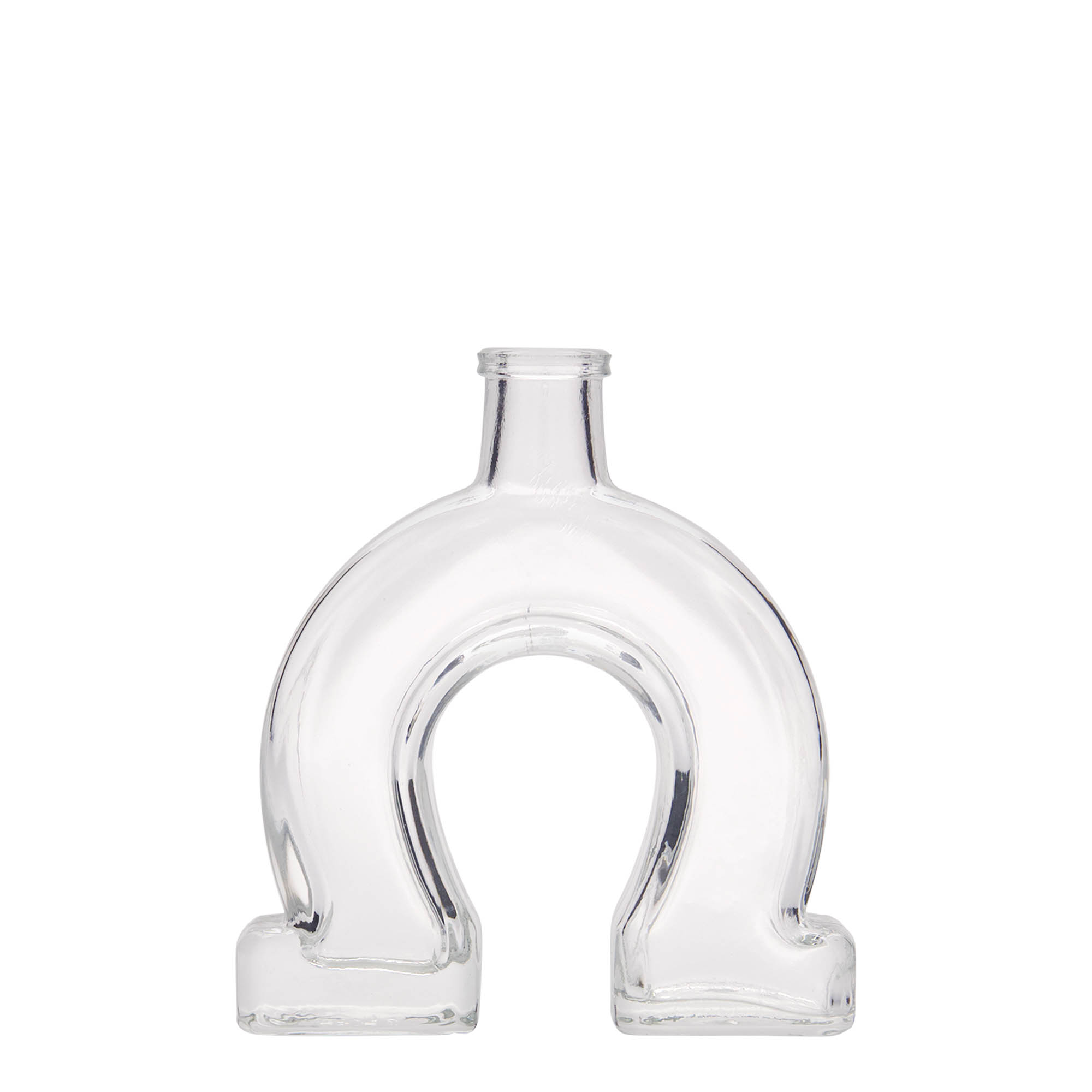 100 ml lasipullo 'Hevosenkenkä', suuaukko: korkki