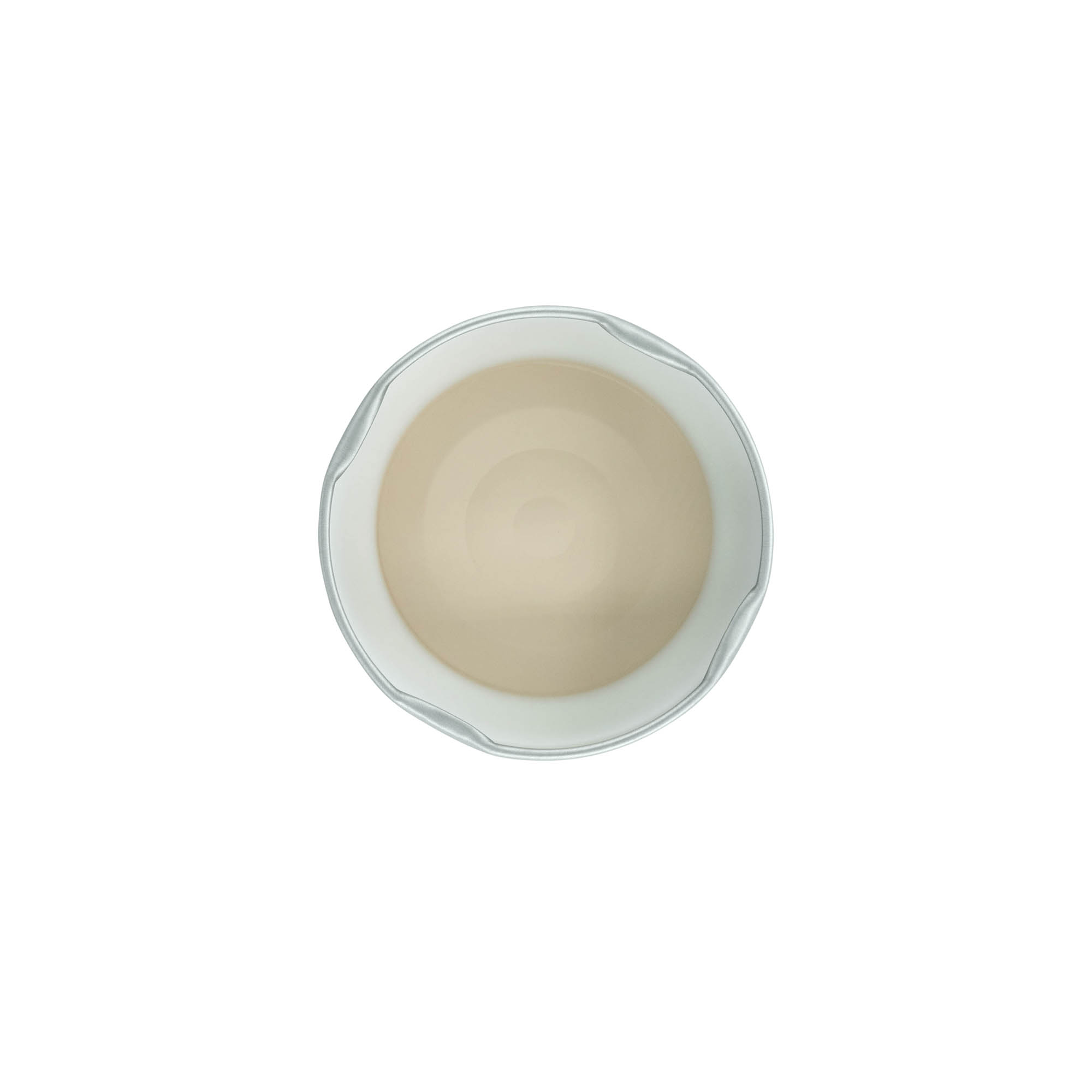 Syvä-kierrekorkki, valkoinen pelti, hopea, suuaukkoon: Deep-TO 63 Syvä-kierrekorkki, valkoinen pelti, hopea, suuaukkoon: Deep-TO 63