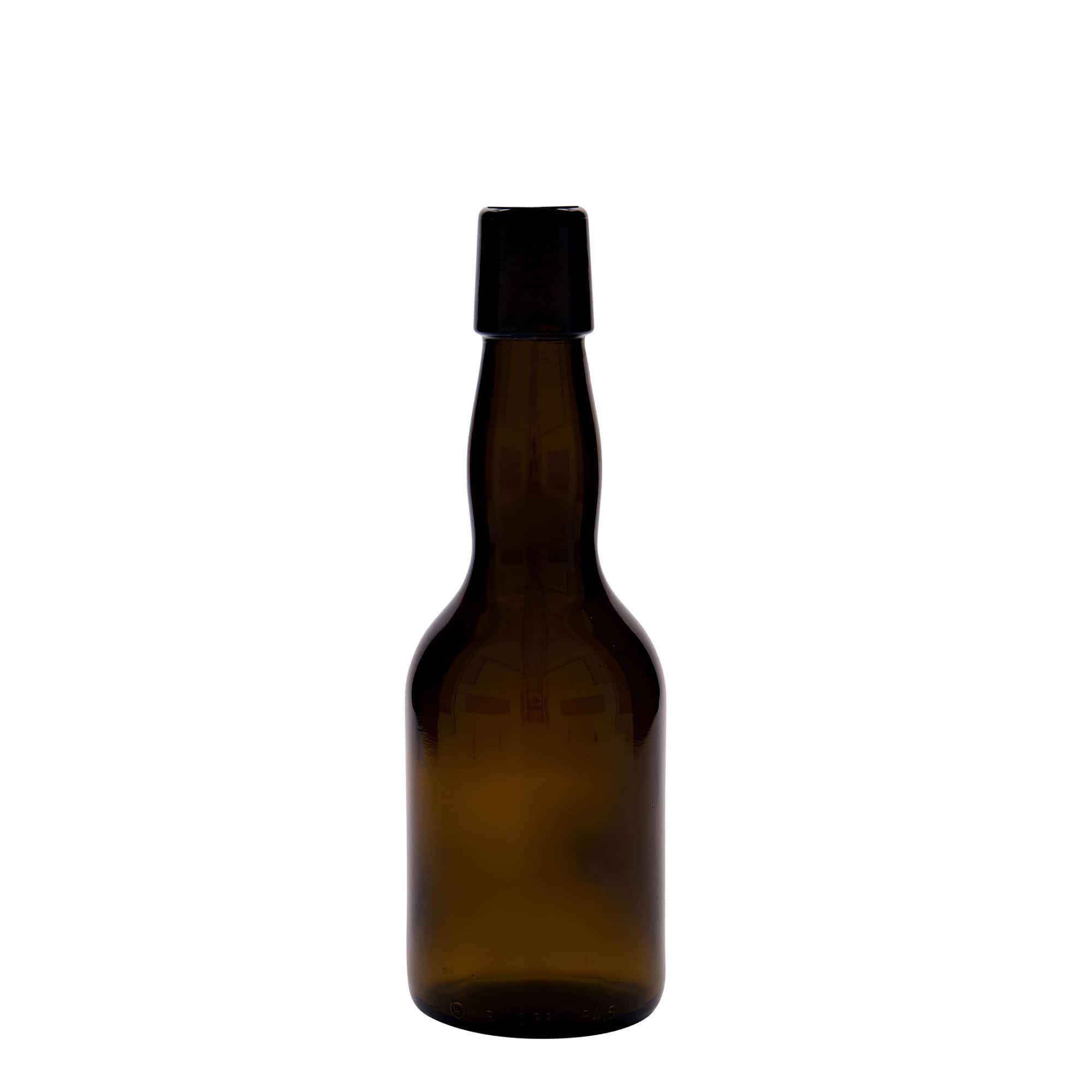 330 ml olutpullo pulleakaul., lasi, ruskea, suu: patenttikorkki 330 ml olutpullo pulleakaul., lasi, ruskea, suu: patenttikorkki