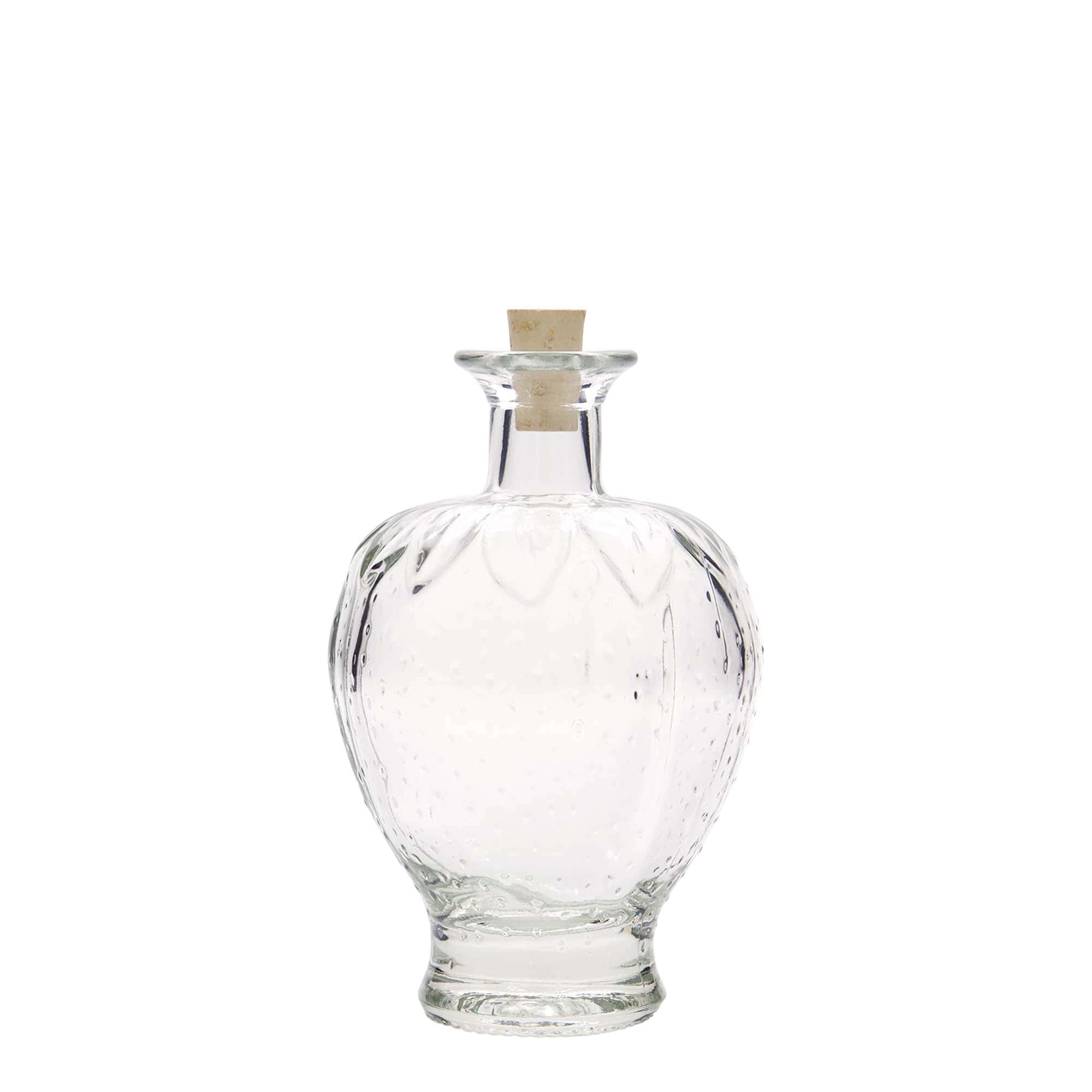 200 ml lasipullo 'Mansikka', suuaukko: korkki