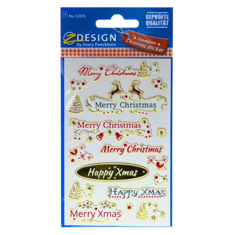 Purkkitarra 'Merry Christmas', paperi, monivärinen
