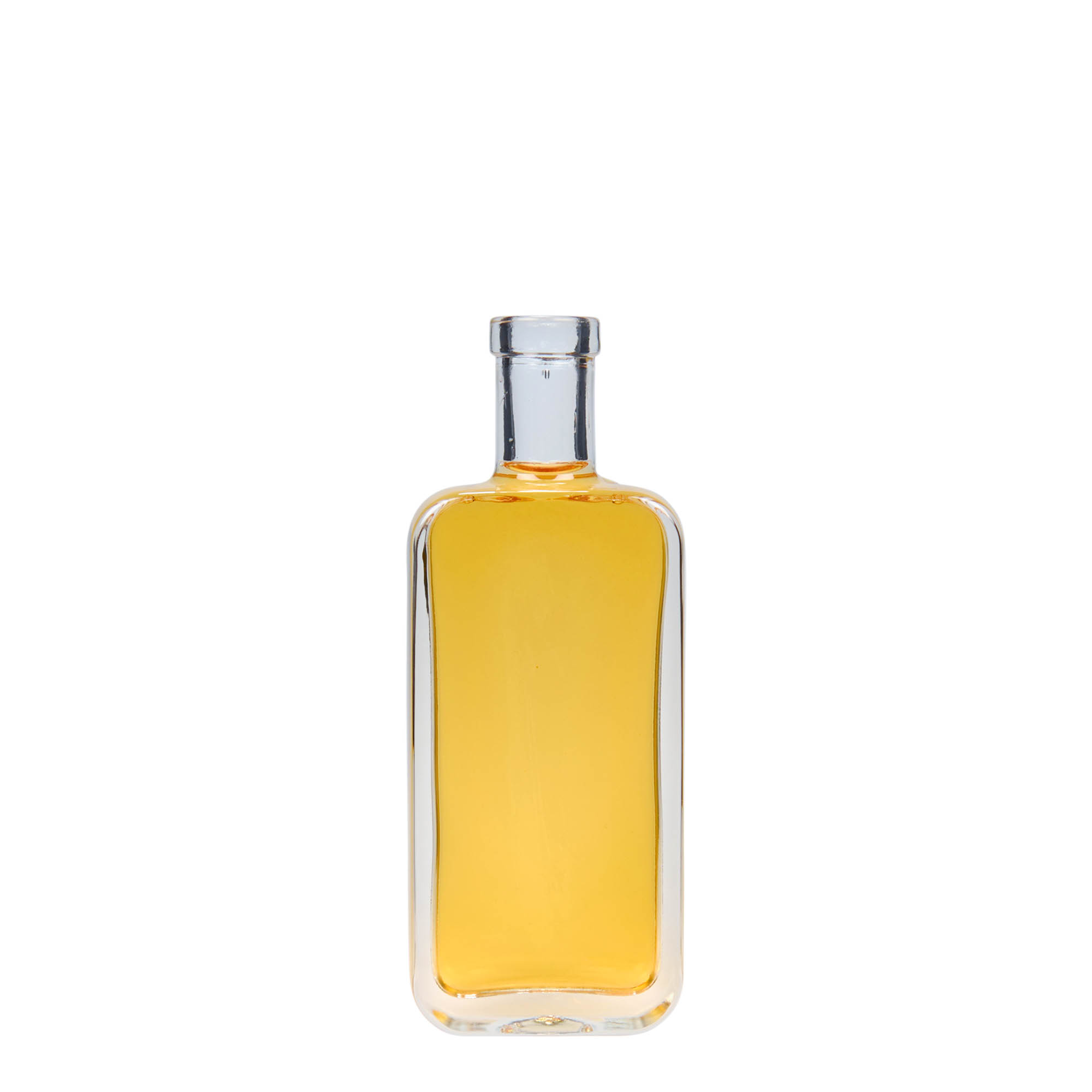 100 ml lasipullo 'Nice', suorakulmainen, suuaukko: korkki