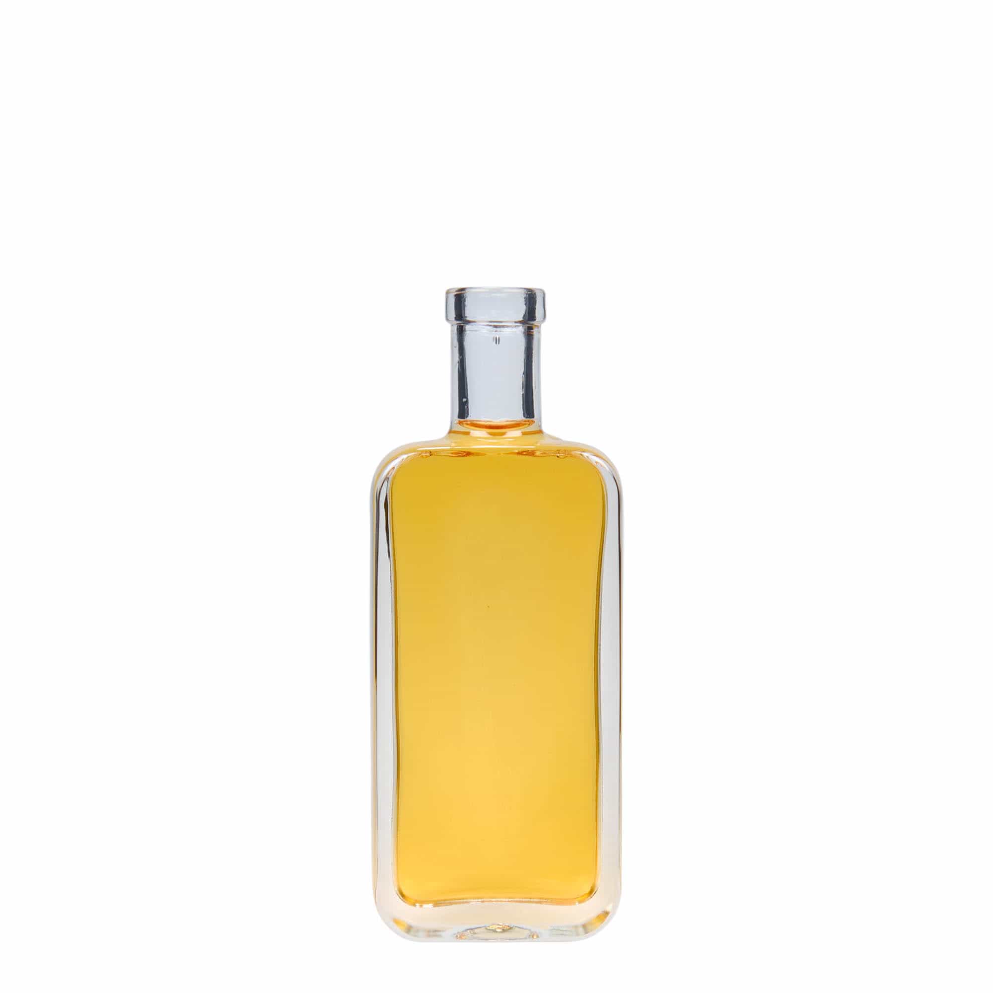 100 ml lasipullo 'Nice', suorakulmainen, suuaukko: korkki 100 ml lasipullo 'Nice', suorakulmainen, suuaukko: korkki