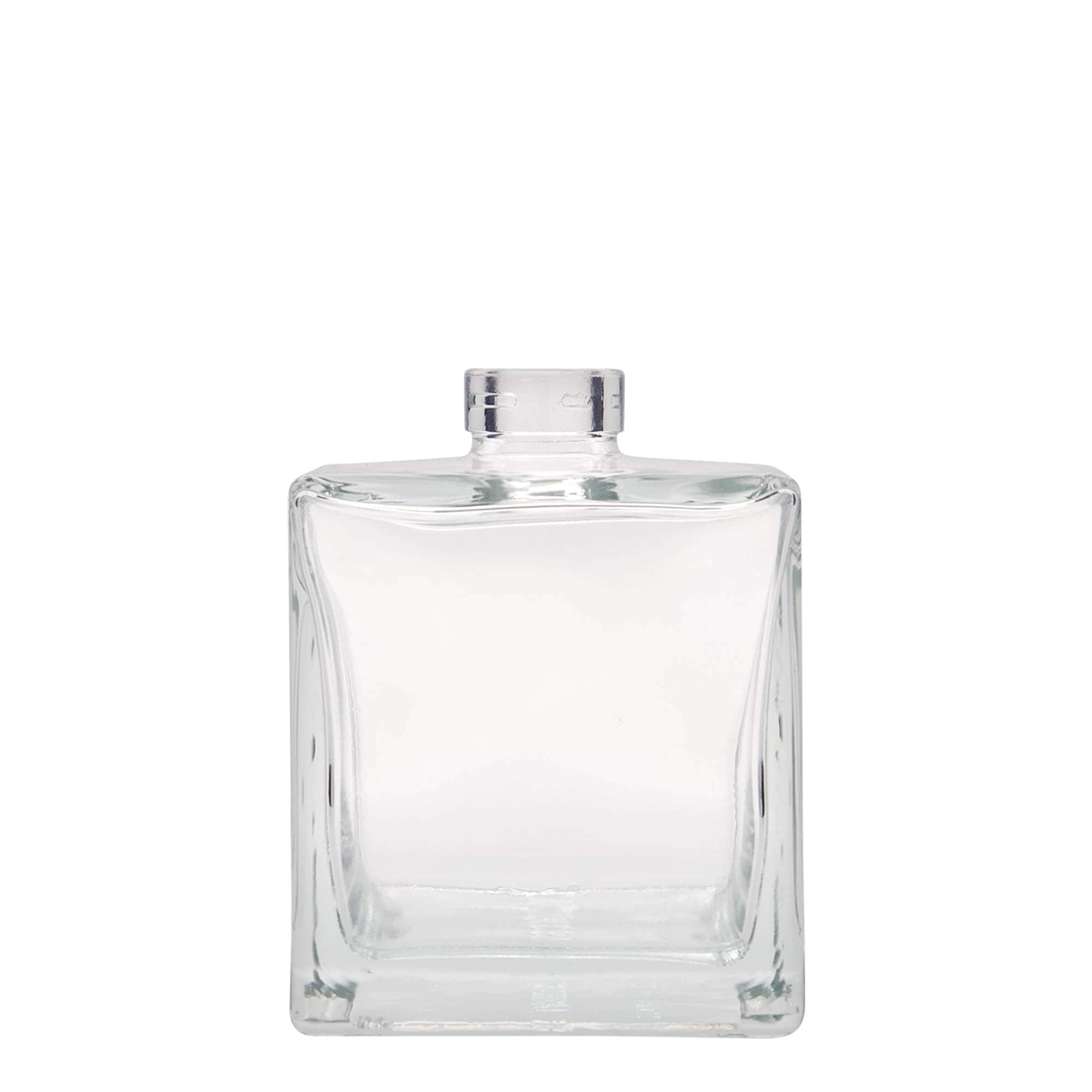 500 ml lasipullo 'Cube', neliömäinen, suuaukko: korkki