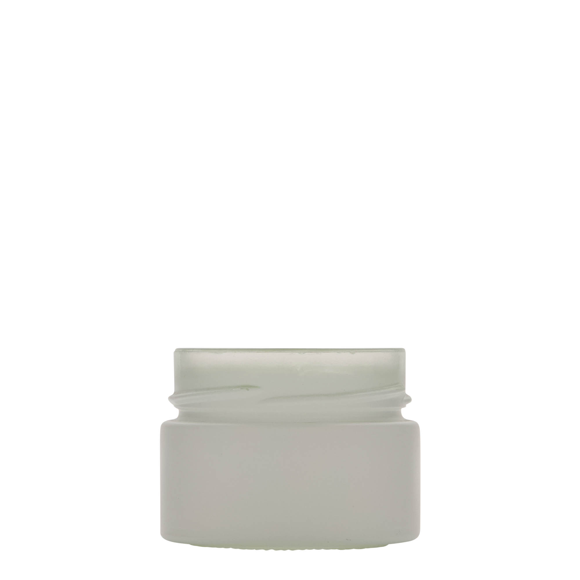 130 ml pyöreä lasi 'Aurora', valkoinen, suuaukko: Deep-Twist-Off (DTO 66)