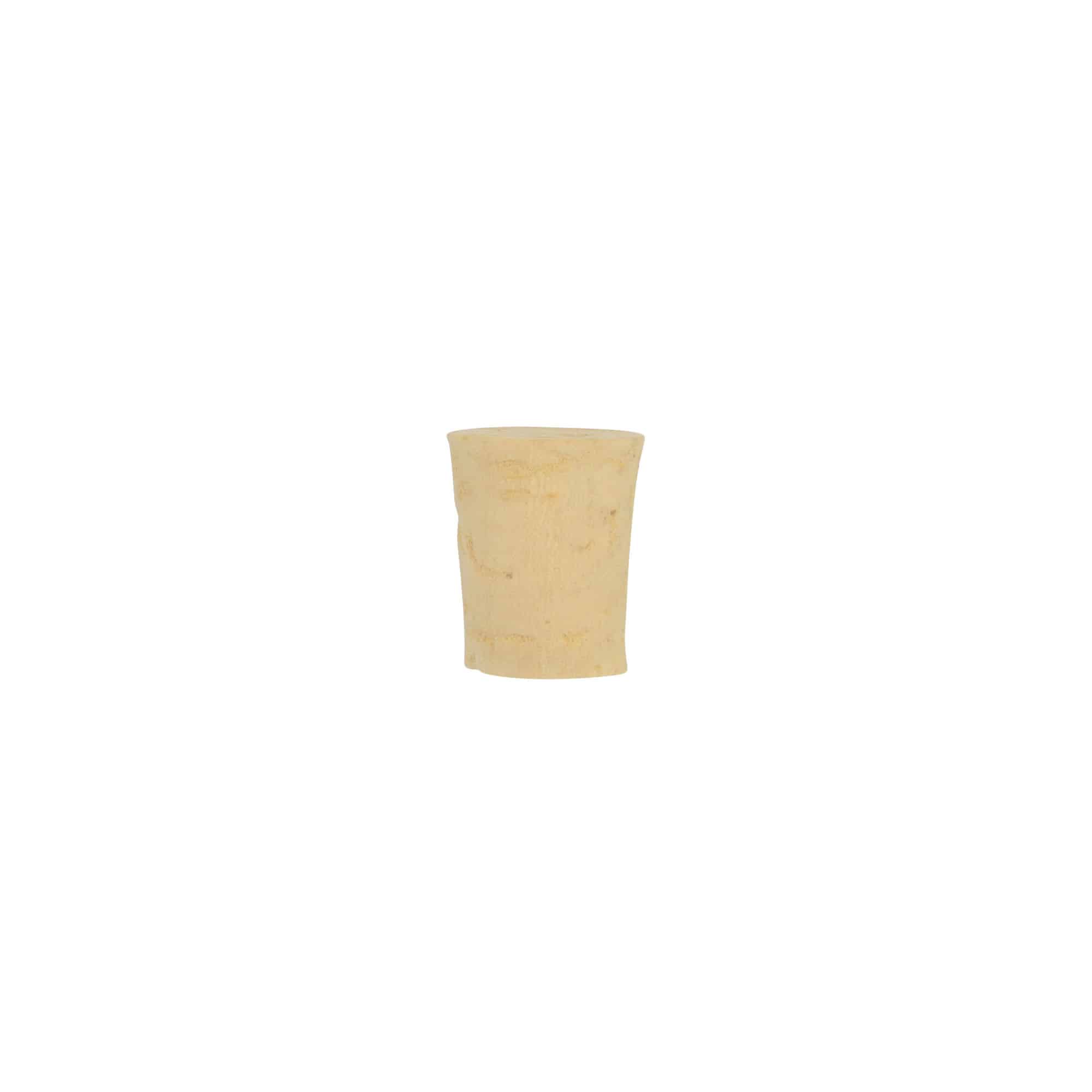 Suippo korkki 14-17 x 22, puristettava korkki, beige, suu: korkki